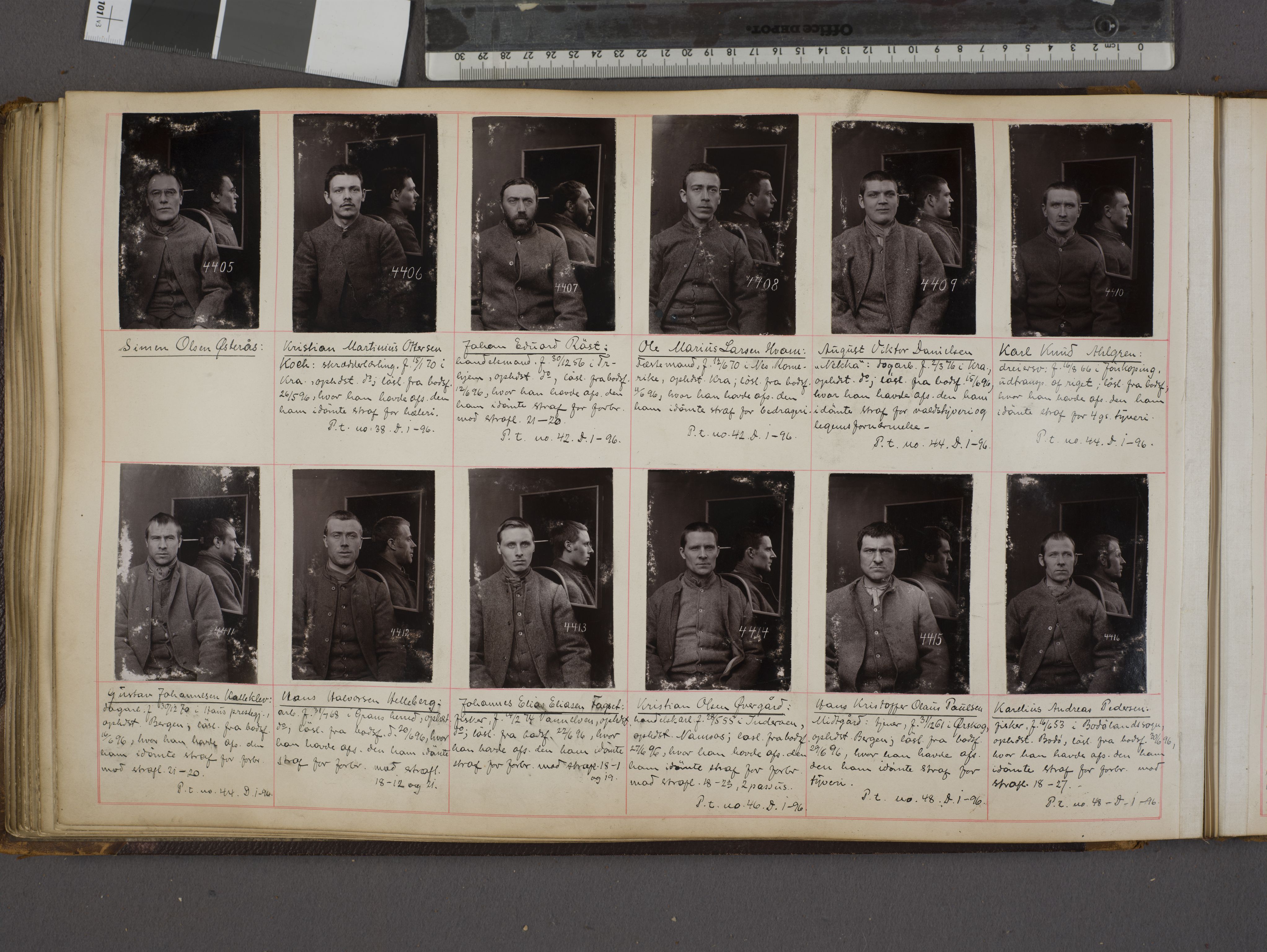 Oslo politikammer, Kriminalavdelingen, AV/SAO-A-11137/U/Ua/L0004: Forbryteralbum, 1895-1897, p. 32
