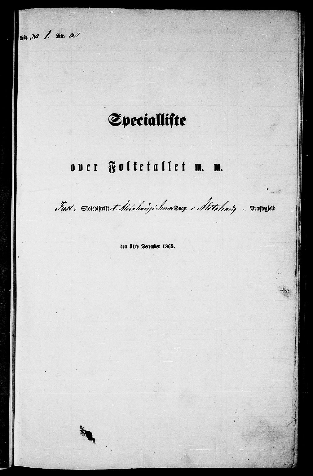 RA, 1865 census for Alstahaug, 1865, p. 14