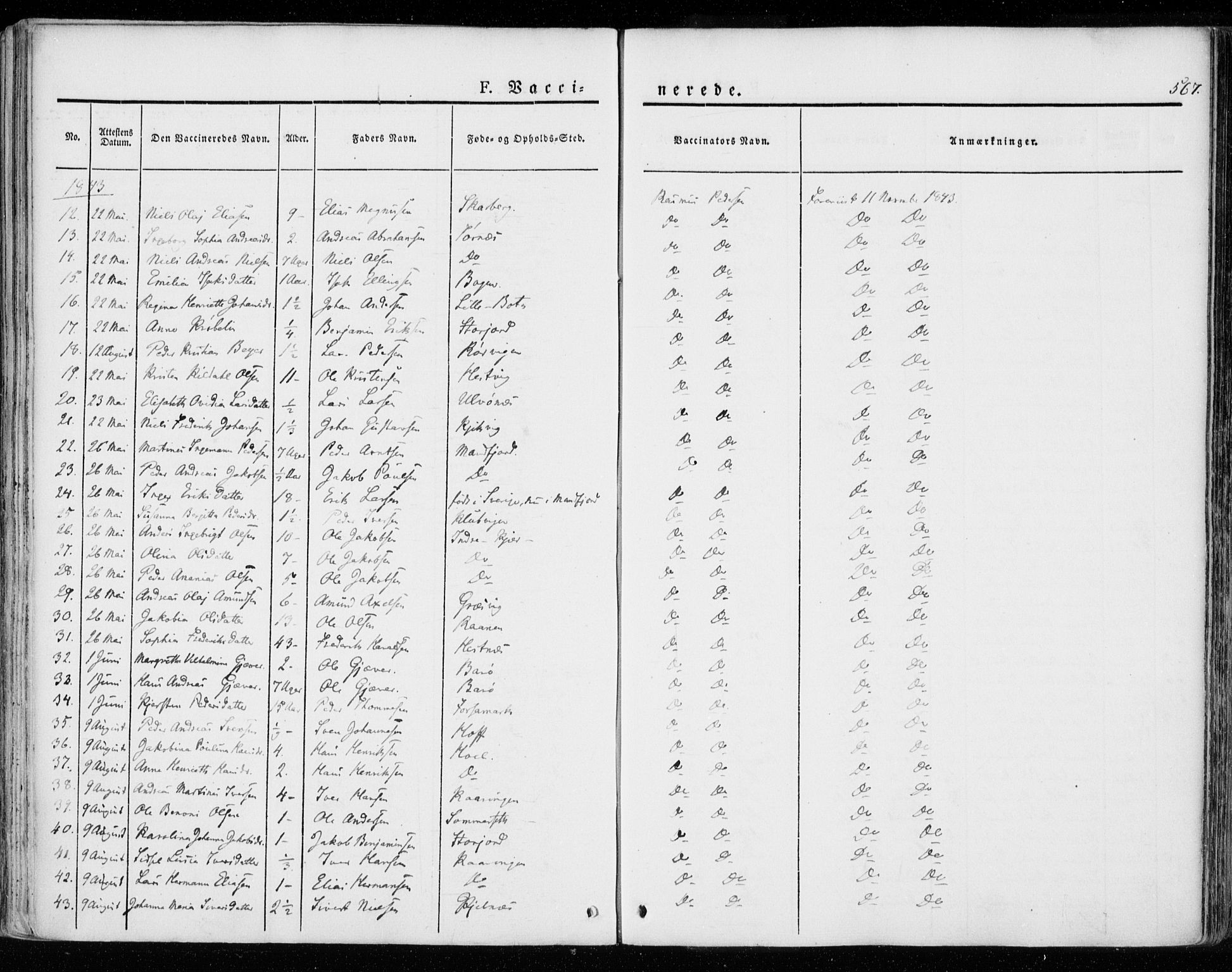 Ministerialprotokoller, klokkerbøker og fødselsregistre - Nordland, SAT/A-1459/872/L1033: Parish register (official) no. 872A08, 1840-1863, p. 567