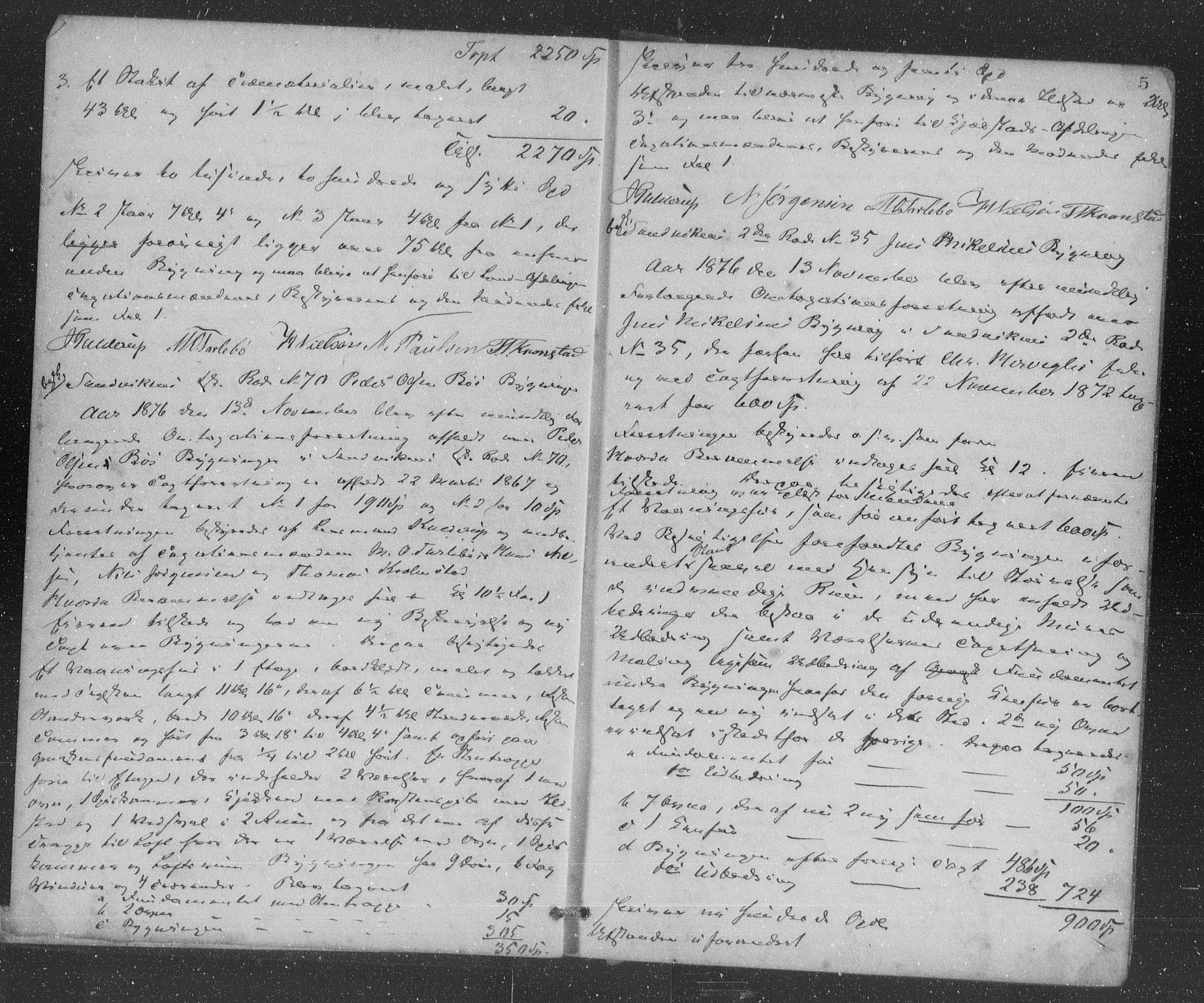 Lensmannen i Årstad, AV/SAB-A-36201/0012/L0006: Branntakstprotokoll, 1876-1882, p. 5