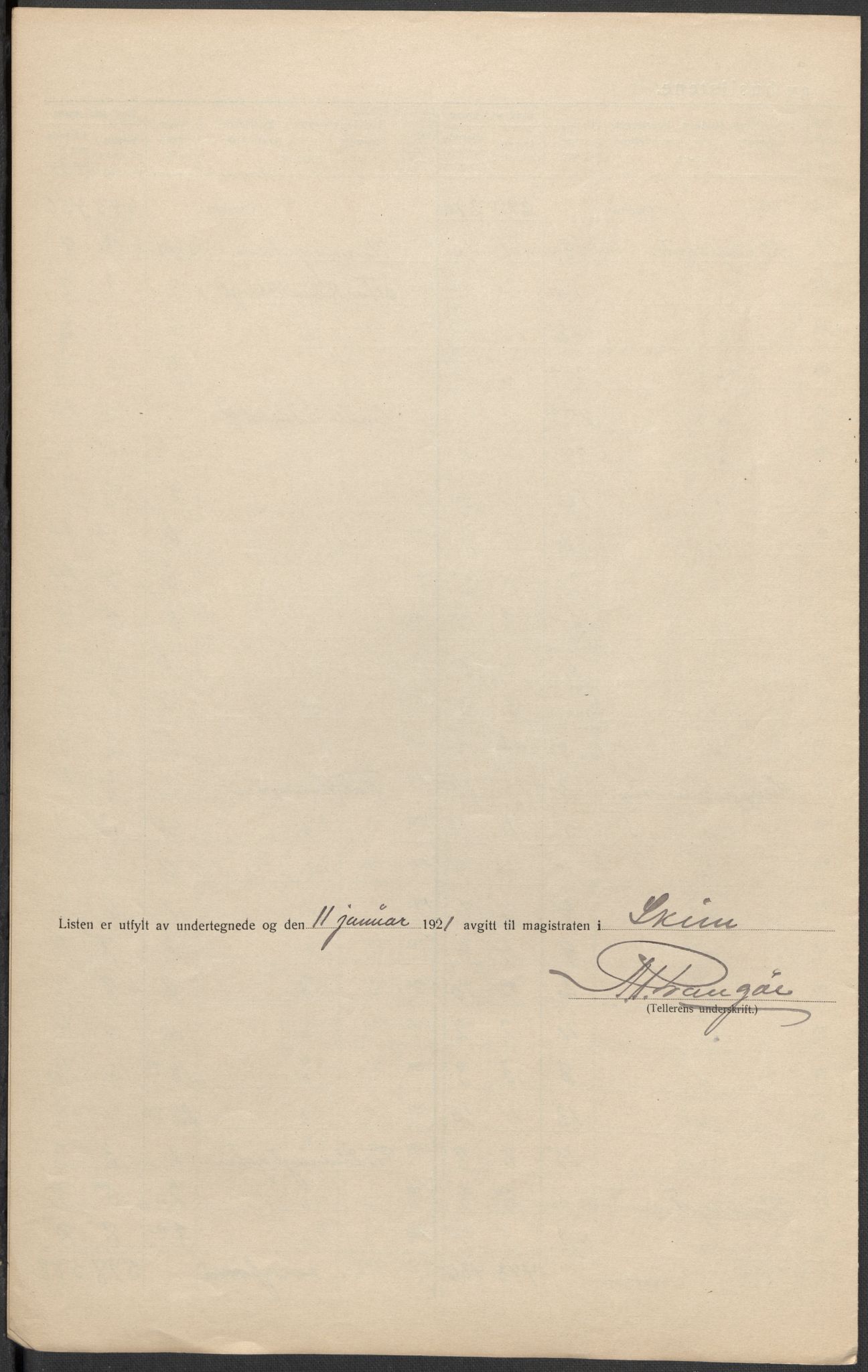 SAKO, 1920 census for Skien, 1920, p. 17