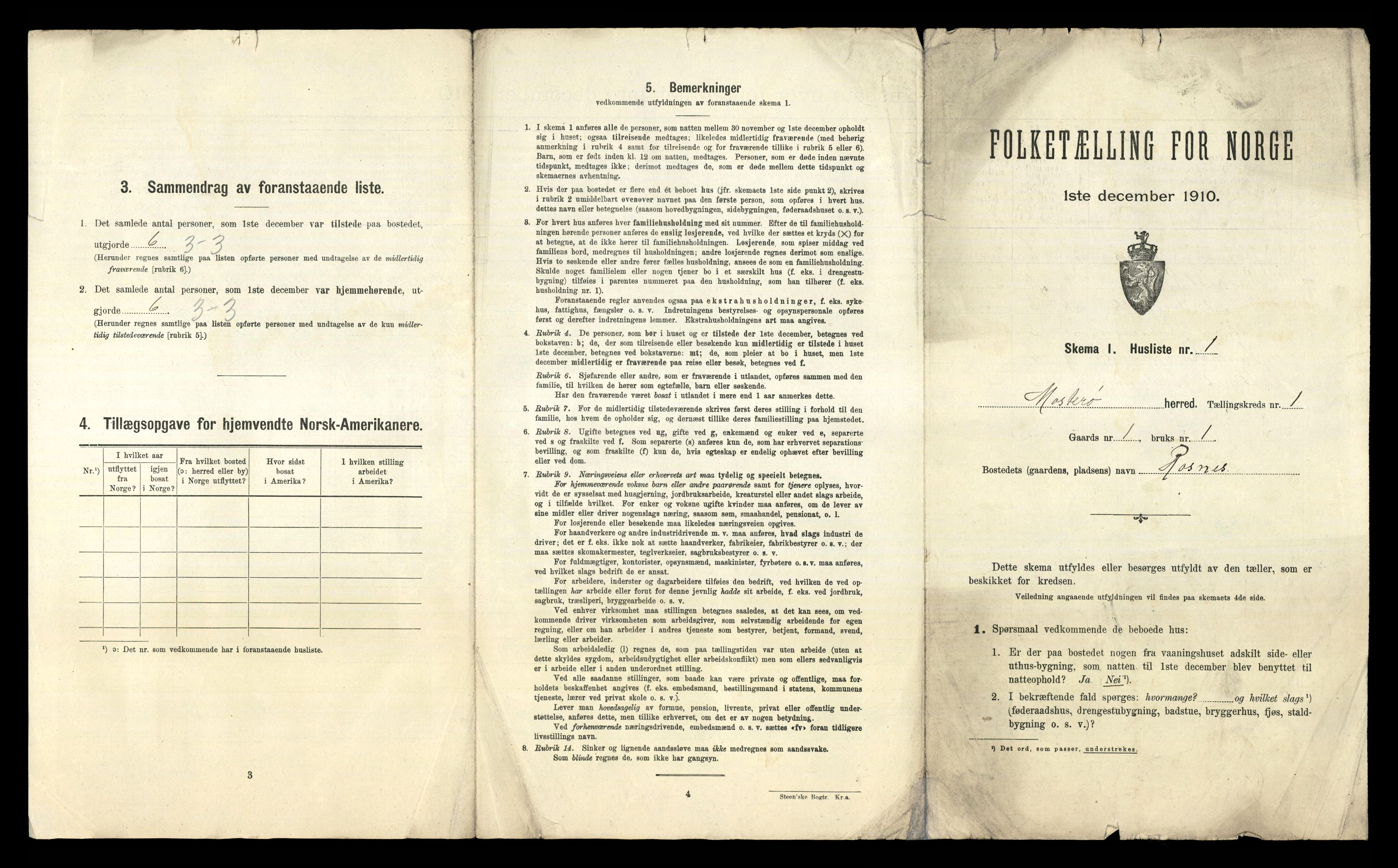 RA, 1910 census for Mosterøy, 1910, p. 23