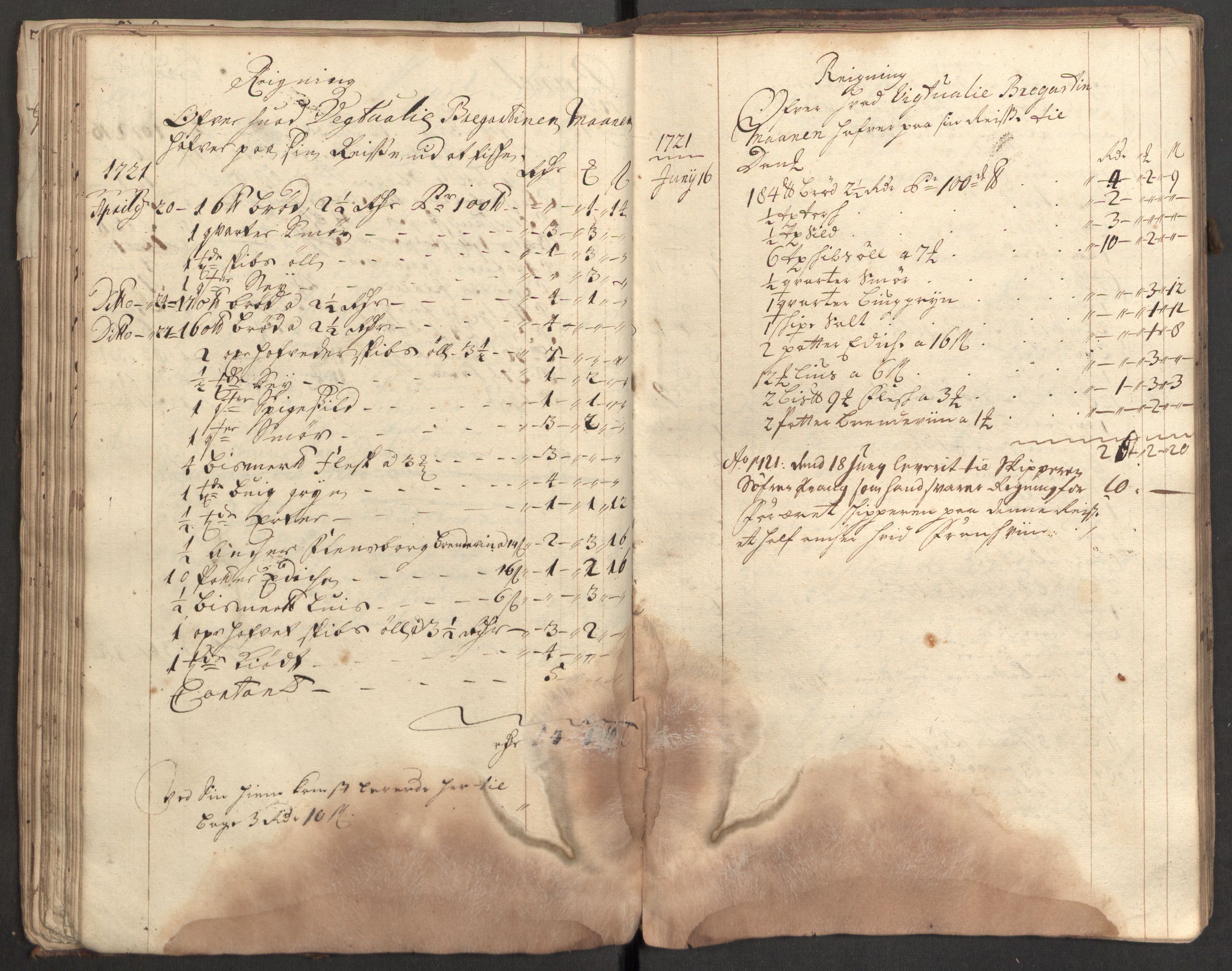 Bowman, James, RA/PA-0067/F/L0002/0001: Kontobok og skiftepapirer / James Bowmans kontobok, 1708-1728, p. 59