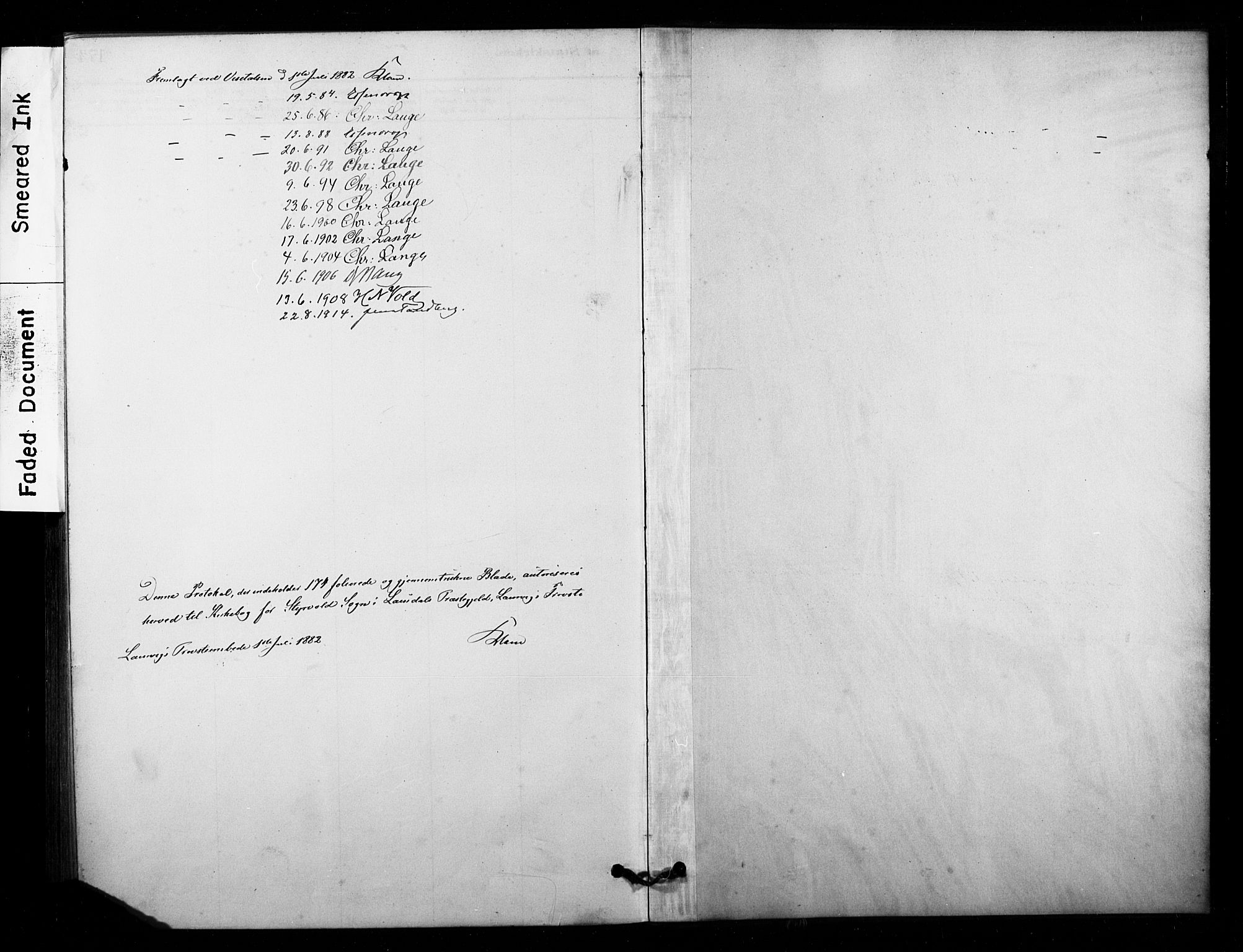 Lardal kirkebøker, SAKO/A-350/F/Fd/L0001: Parish register (official) no. IV 1, 1881-1907