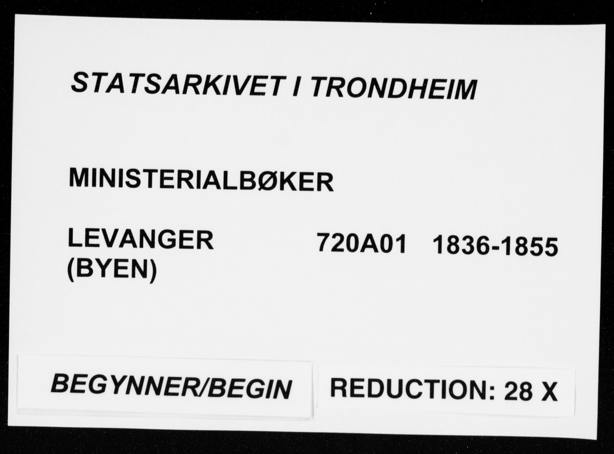 Ministerialprotokoller, klokkerbøker og fødselsregistre - Nord-Trøndelag, SAT/A-1458/720/L0183: Parish register (official) no. 720A01, 1836-1855