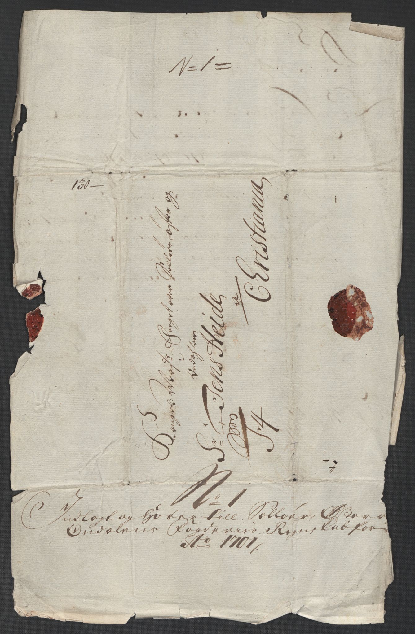 Rentekammeret inntil 1814, Reviderte regnskaper, Fogderegnskap, AV/RA-EA-4092/R13/L0839: Fogderegnskap Solør, Odal og Østerdal, 1701, p. 20