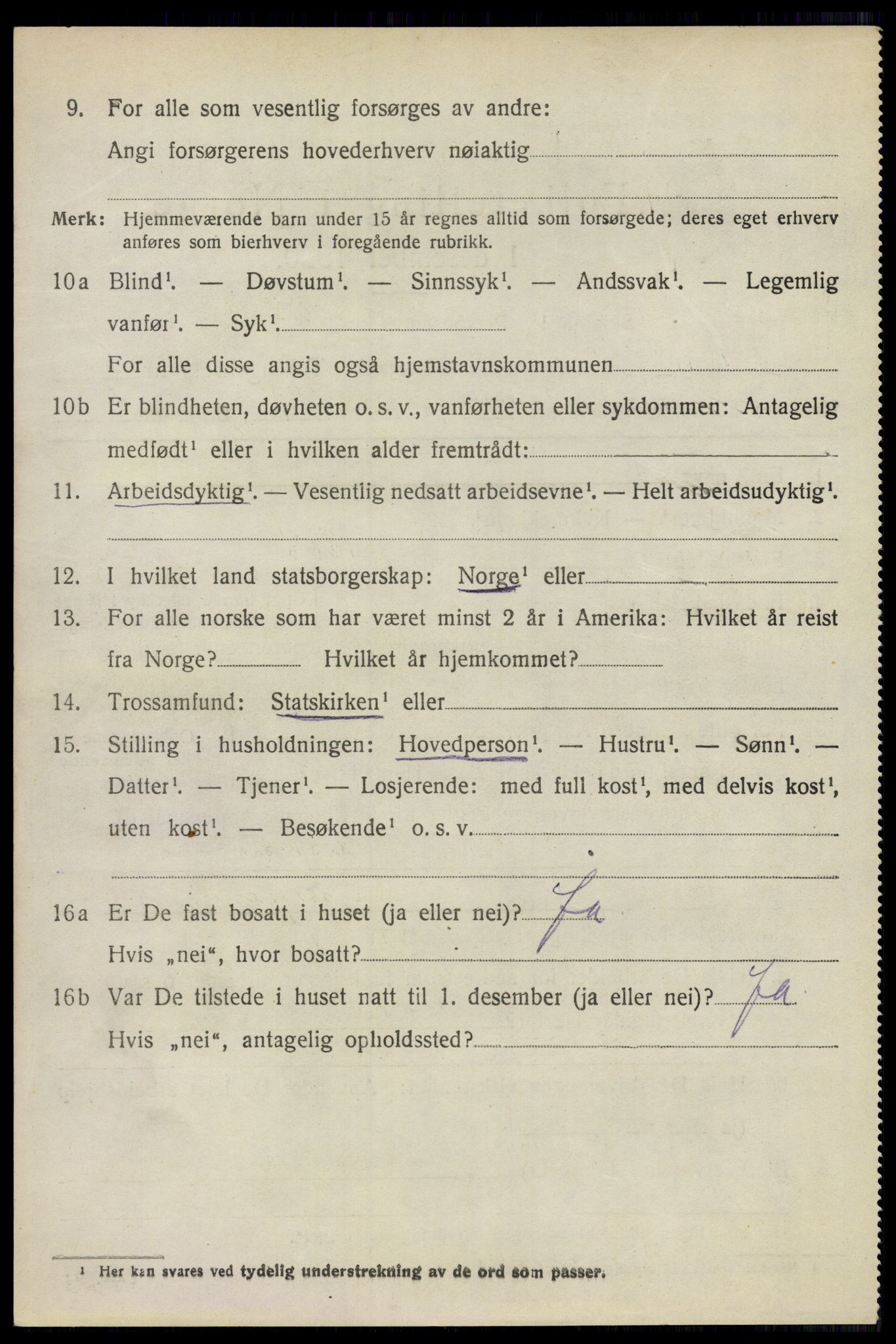 SAO, 1920 census for Asker, 1920, p. 13027