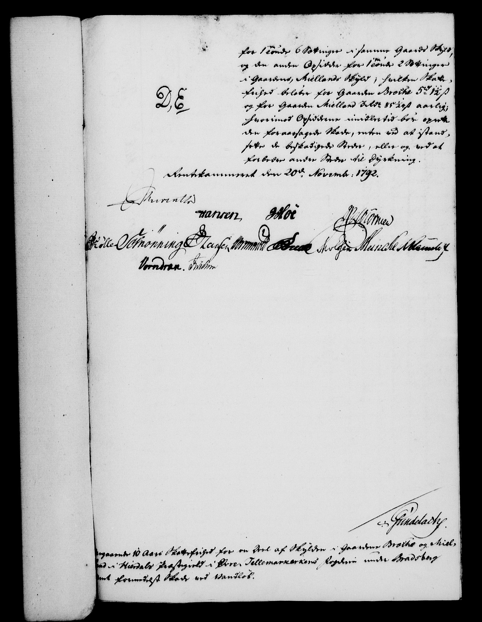 Rentekammeret, Kammerkanselliet, AV/RA-EA-3111/G/Gf/Gfa/L0074: Norsk relasjons- og resolusjonsprotokoll (merket RK 52.74), 1792, p. 490