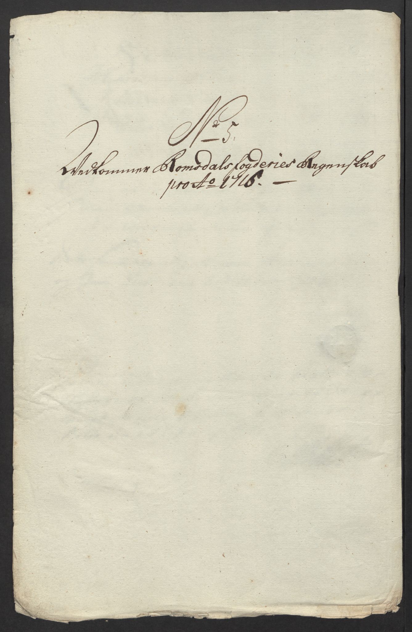 Rentekammeret inntil 1814, Reviderte regnskaper, Fogderegnskap, AV/RA-EA-4092/R55/L3663: Fogderegnskap Romsdal, 1715-1716, p. 103