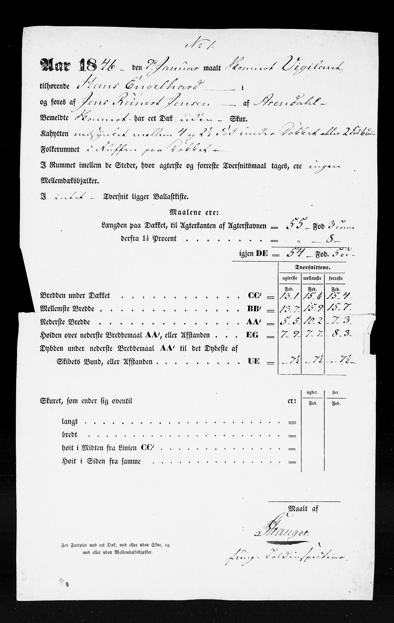 Tvedestrand tollsted, SAK/1351-0011/H/Ha/L0143: Desisjoner mv., 1804-1947, p. 430