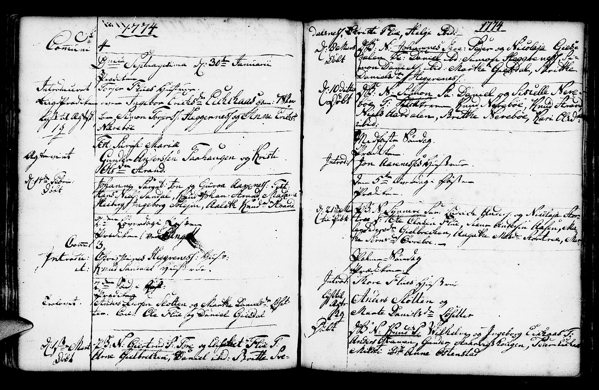 Jølster sokneprestembete, SAB/A-80701/H/Haa/Haaa/L0003: Parish register (official) no. A 3, 1748-1789, p. 143