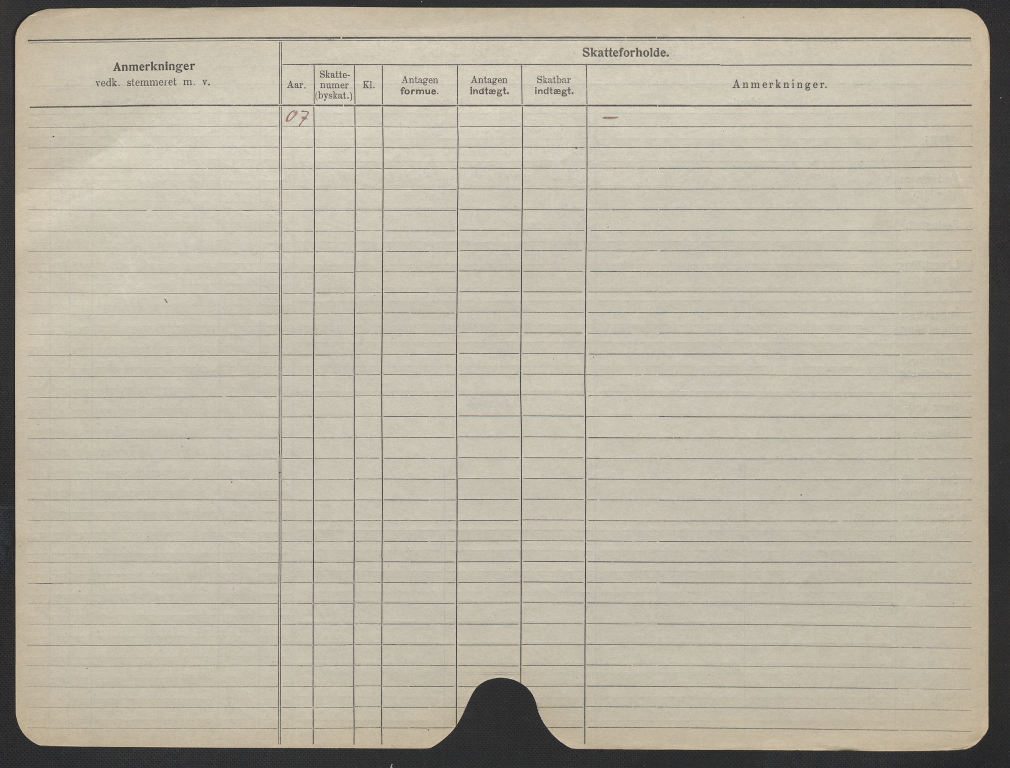 Oslo folkeregister, Registerkort, AV/SAO-A-11715/F/Fa/Fac/L0019: Kvinner, 1906-1914, p. 53b