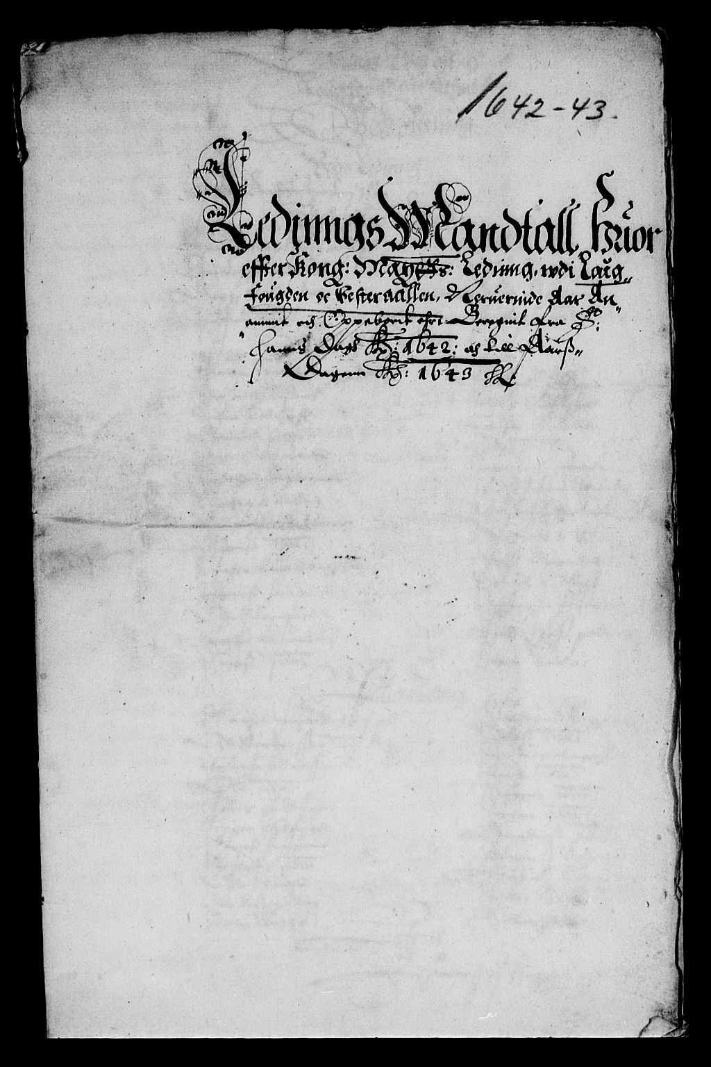 Rentekammeret inntil 1814, Reviderte regnskaper, Lensregnskaper, AV/RA-EA-5023/R/Rb/Rbz/L0030: Nordlandenes len, 1638-1644