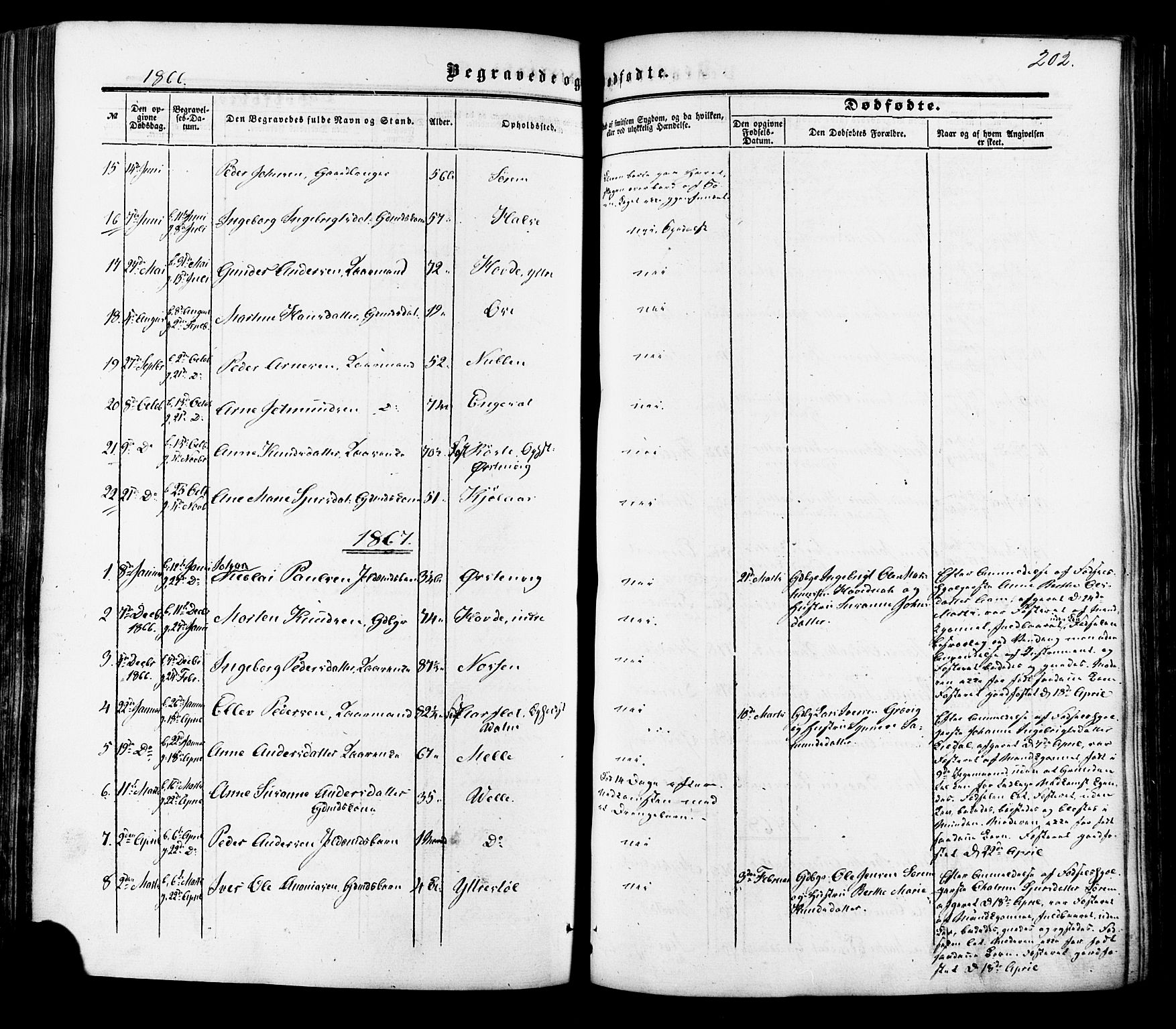 Ministerialprotokoller, klokkerbøker og fødselsregistre - Møre og Romsdal, AV/SAT-A-1454/513/L0175: Parish register (official) no. 513A02, 1856-1877, p. 202