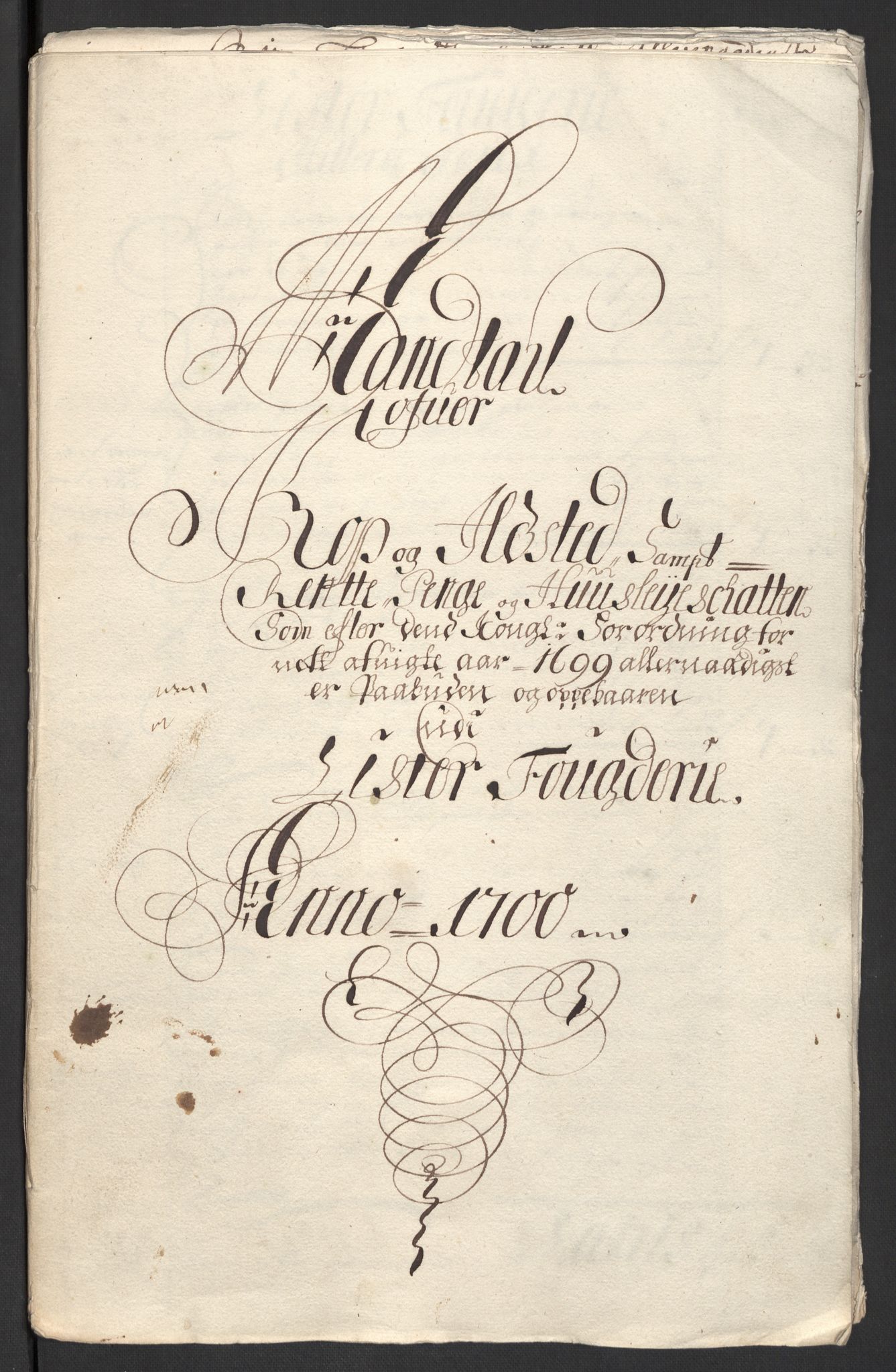 Rentekammeret inntil 1814, Reviderte regnskaper, Fogderegnskap, AV/RA-EA-4092/R43/L2548: Fogderegnskap Lista og Mandal, 1700, p. 75