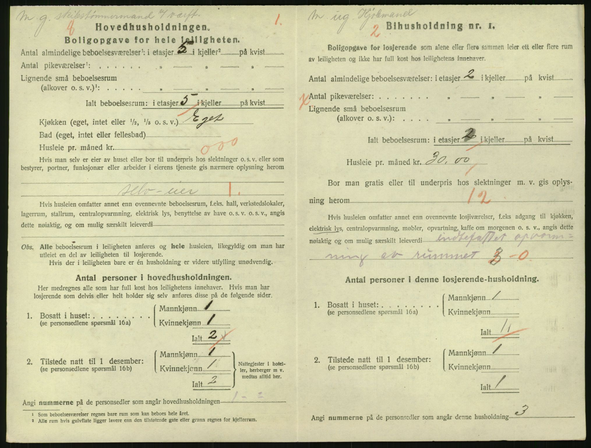 SAK, 1920 census for Risør, 1920, p. 2304