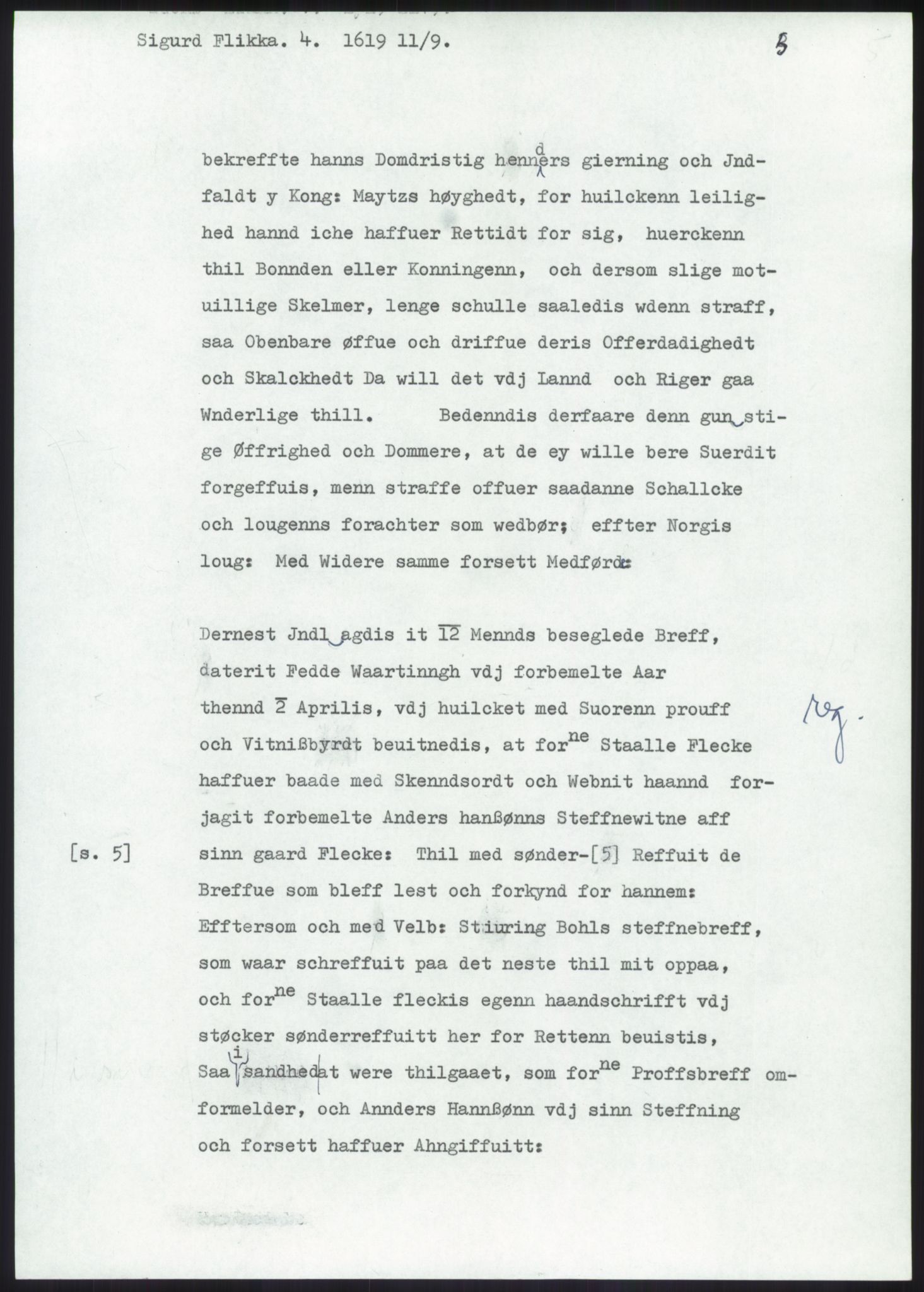 Samlinger til kildeutgivelse, Diplomavskriftsamlingen, RA/EA-4053/H/Ha, p. 1111