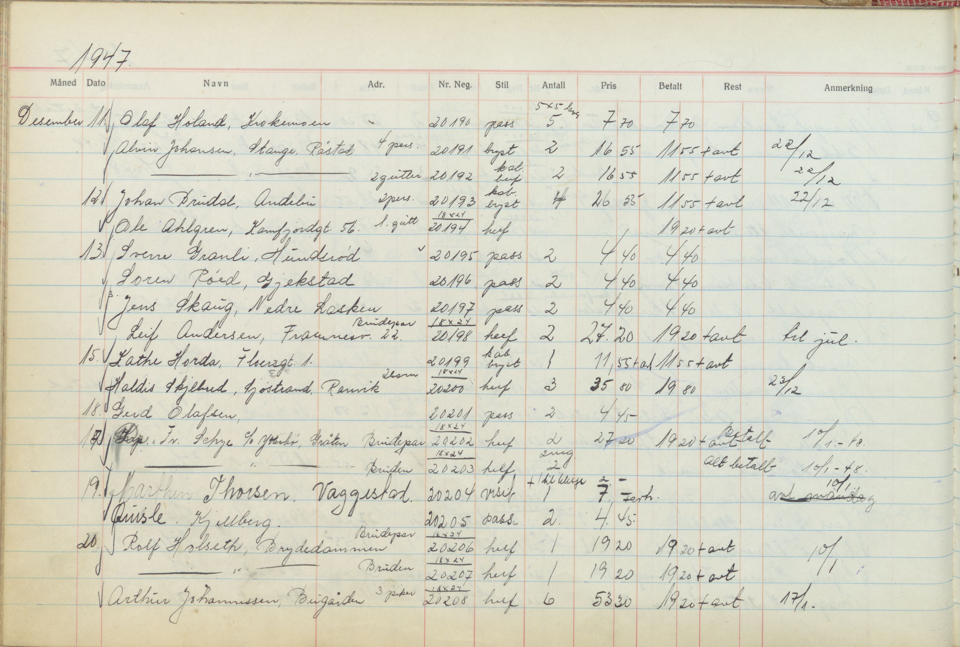Pa 1494 - Jørgensen, Antonius. Fotograf, VEMU/A-2760/F/Fb, 1927-1984, p. 1225