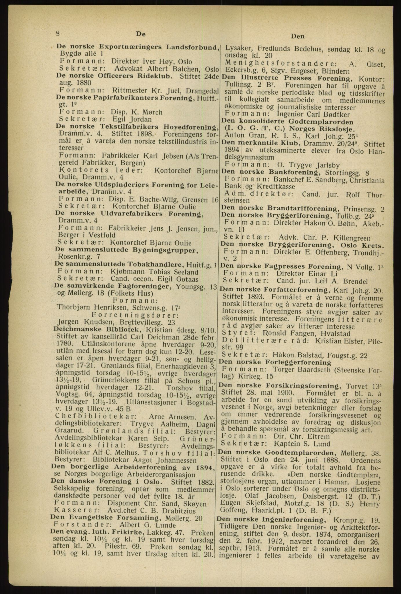Kristiania/Oslo adressebok, PUBL/-, 1933, p. 8