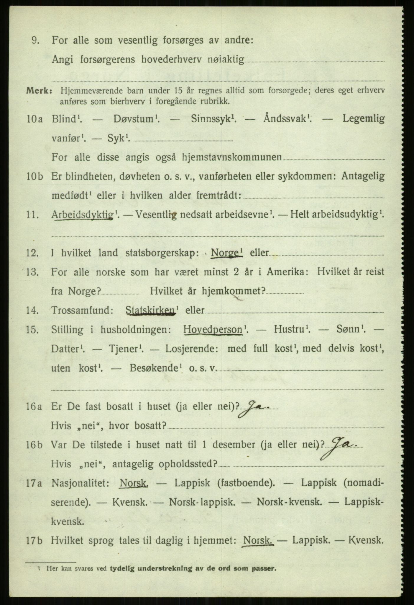 SATØ, 1920 census for Tromsøysund, 1920, p. 6515