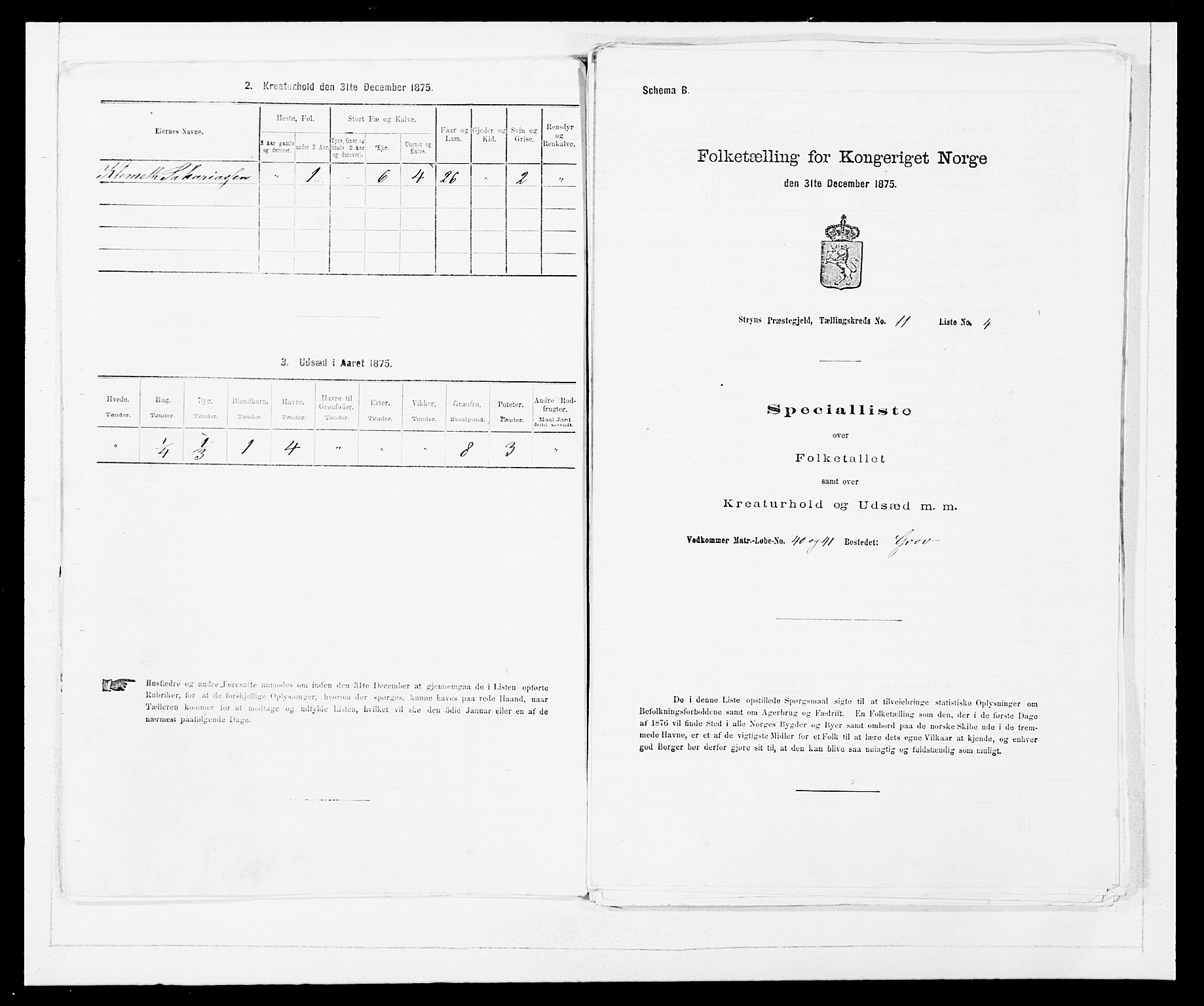 SAB, 1875 Census for 1448P Stryn, 1875, p. 651