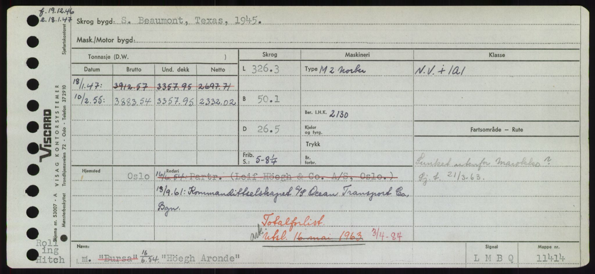 Sjøfartsdirektoratet med forløpere, Skipsmålingen, AV/RA-S-1627/H/Hd/L0017: Fartøy, Holi-Hå, p. 251