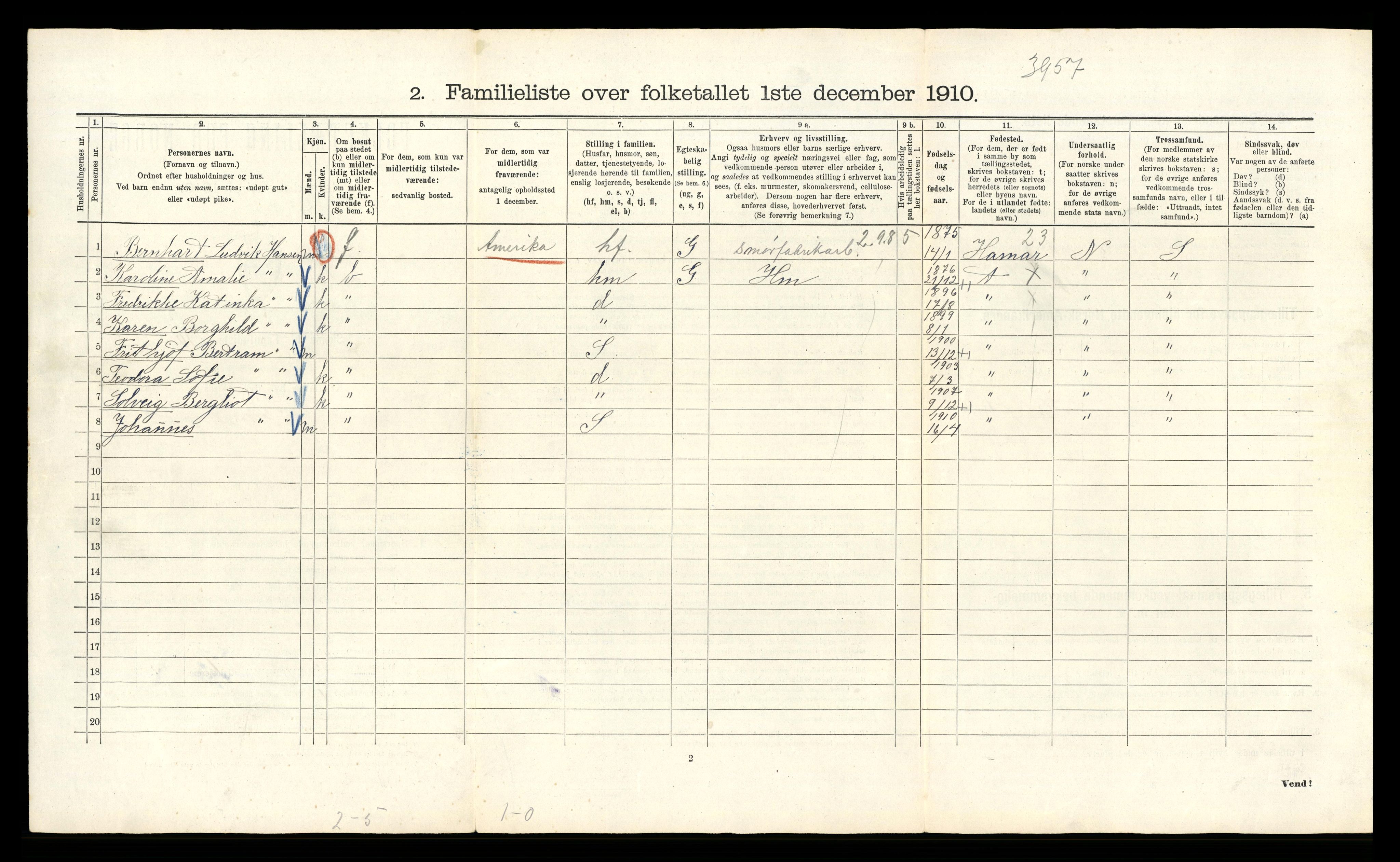 RA, 1910 census for Kristiania, 1910, p. 90548