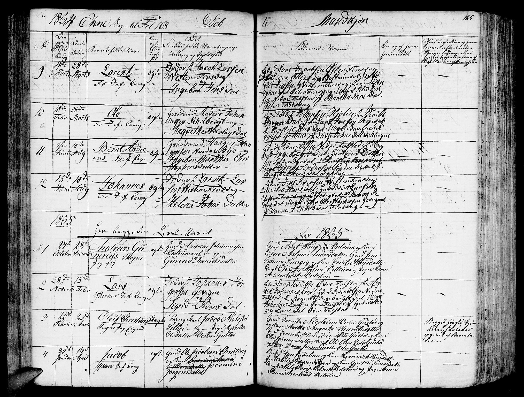 Ministerialprotokoller, klokkerbøker og fødselsregistre - Nord-Trøndelag, SAT/A-1458/717/L0152: Parish register (official) no. 717A05 /2, 1828-1836, p. 165