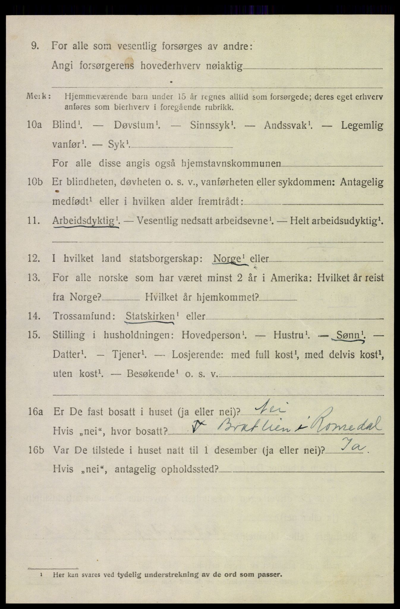 SAH, 1920 census for Åmot, 1920, p. 9392