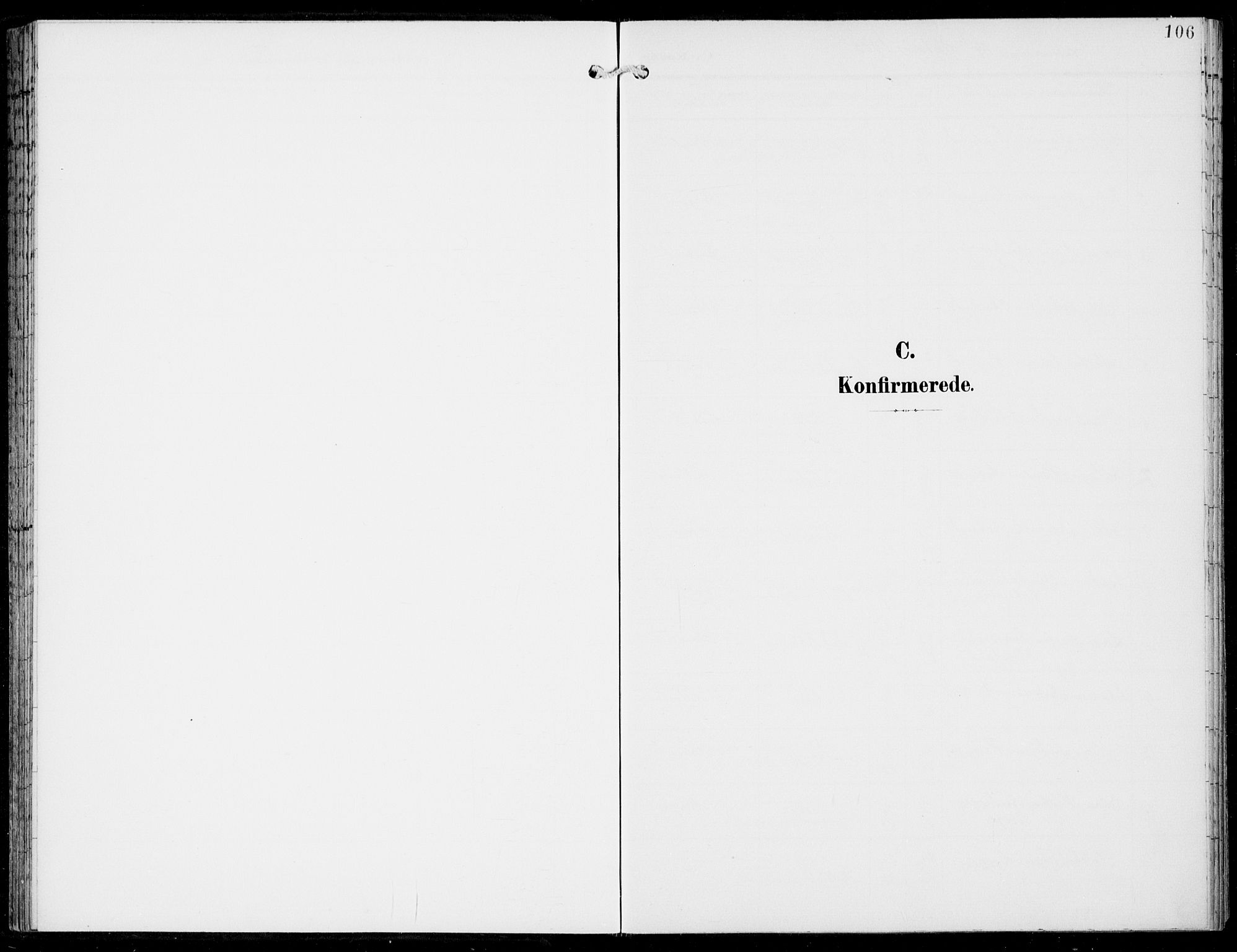 Haus sokneprestembete, SAB/A-75601/H/Haa: Parish register (official) no. C  2, 1900-1915, p. 106