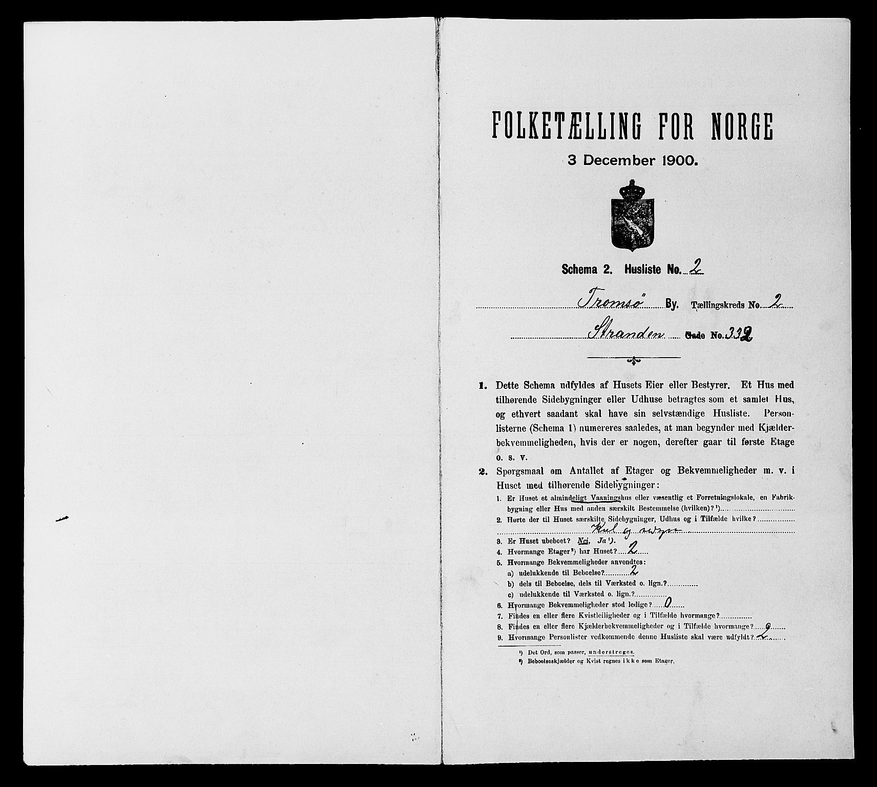 SATØ, 1900 census for Tromsø, 1900, p. 246