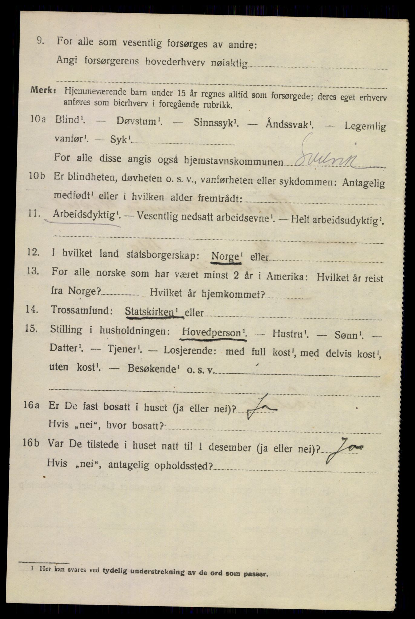 SAKO, 1920 census for Svelvik, 1920, p. 3130
