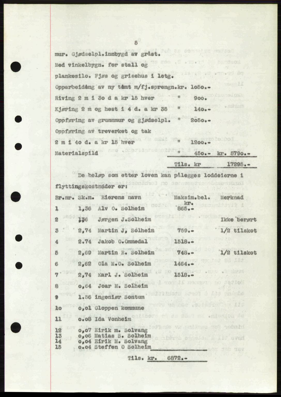 Nordfjord sorenskriveri, AV/SAB-A-2801/02/02b/02bj/L0016a: Mortgage book no. A16 I, 1949-1950, Diary no: : 428/1950