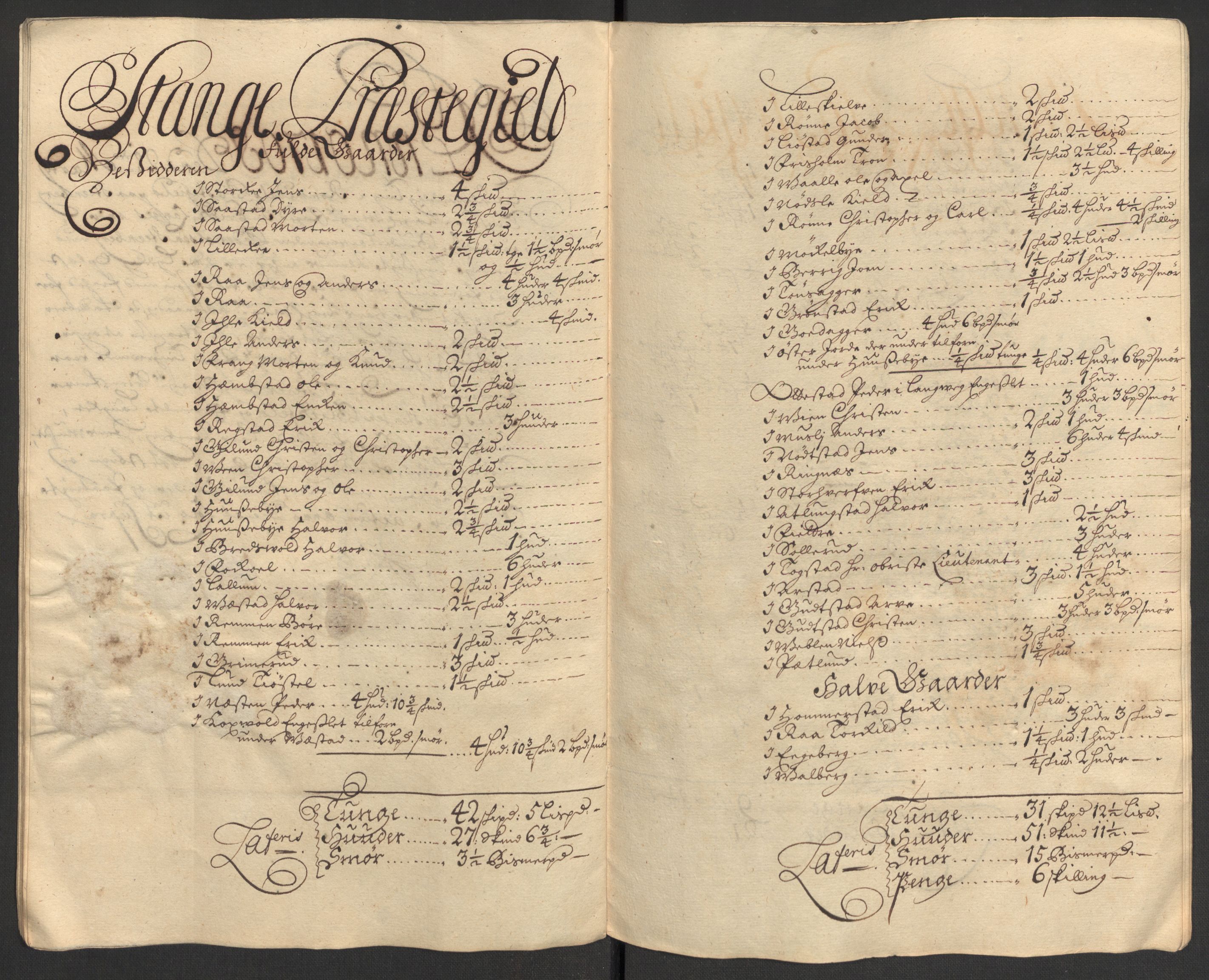 Rentekammeret inntil 1814, Reviderte regnskaper, Fogderegnskap, AV/RA-EA-4092/R16/L1044: Fogderegnskap Hedmark, 1708, p. 283