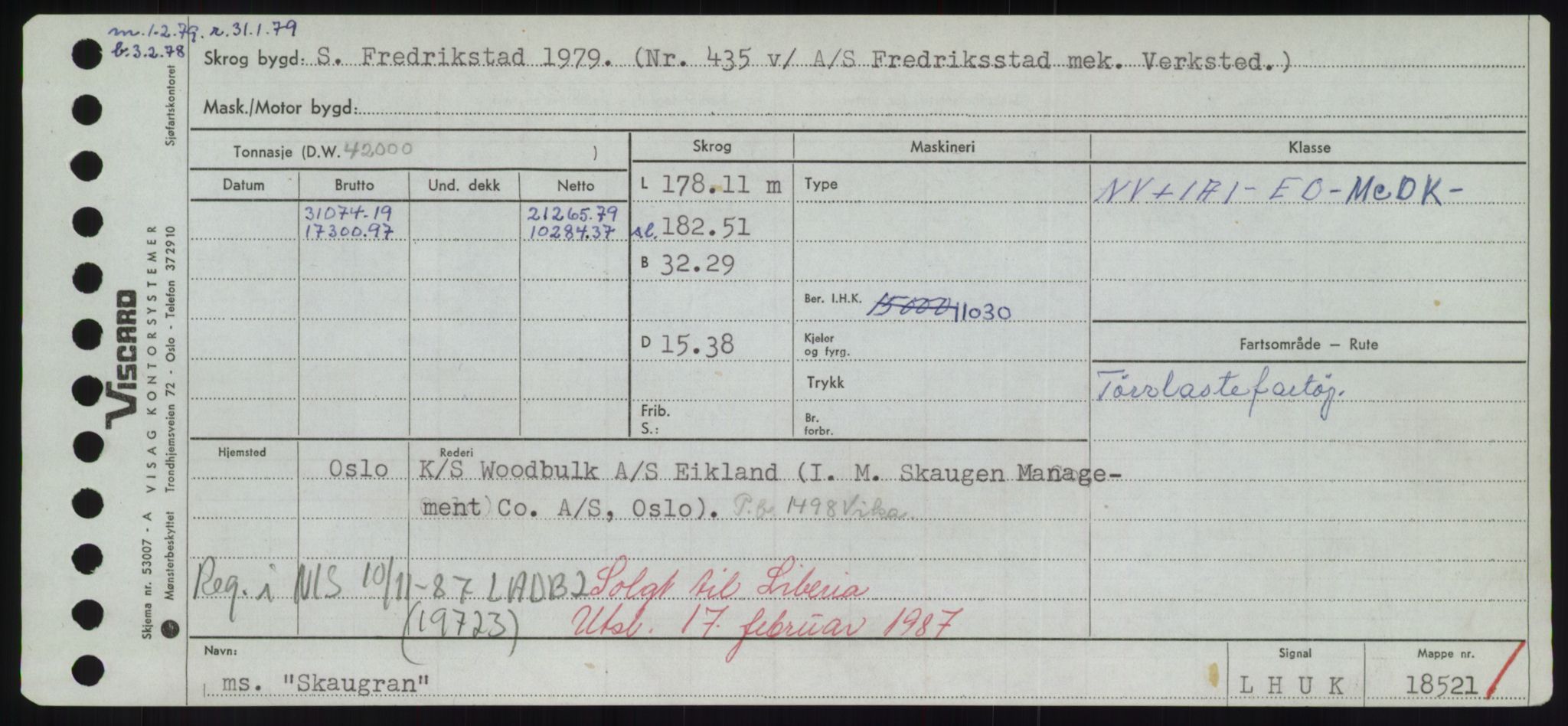 Sjøfartsdirektoratet med forløpere, Skipsmålingen, RA/S-1627/H/Hd/L0034: Fartøy, Sk-Slå, p. 117