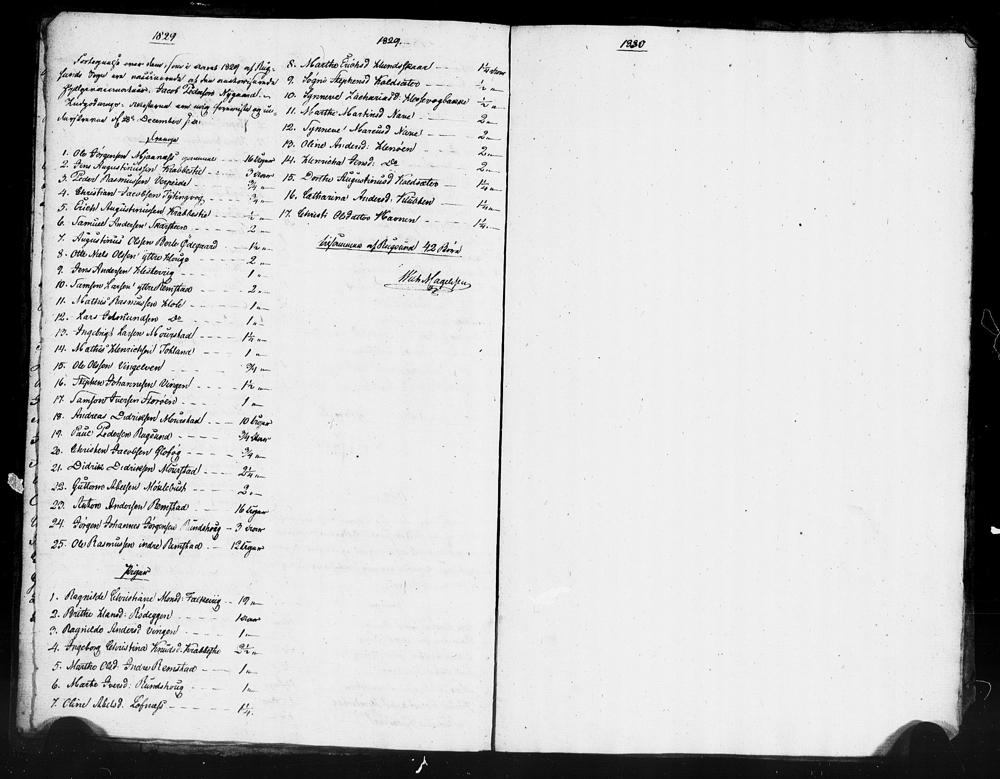 Davik sokneprestembete, AV/SAB-A-79701/H/Haa/Haaa: Parish register (official) no. A 7, 1818-1829