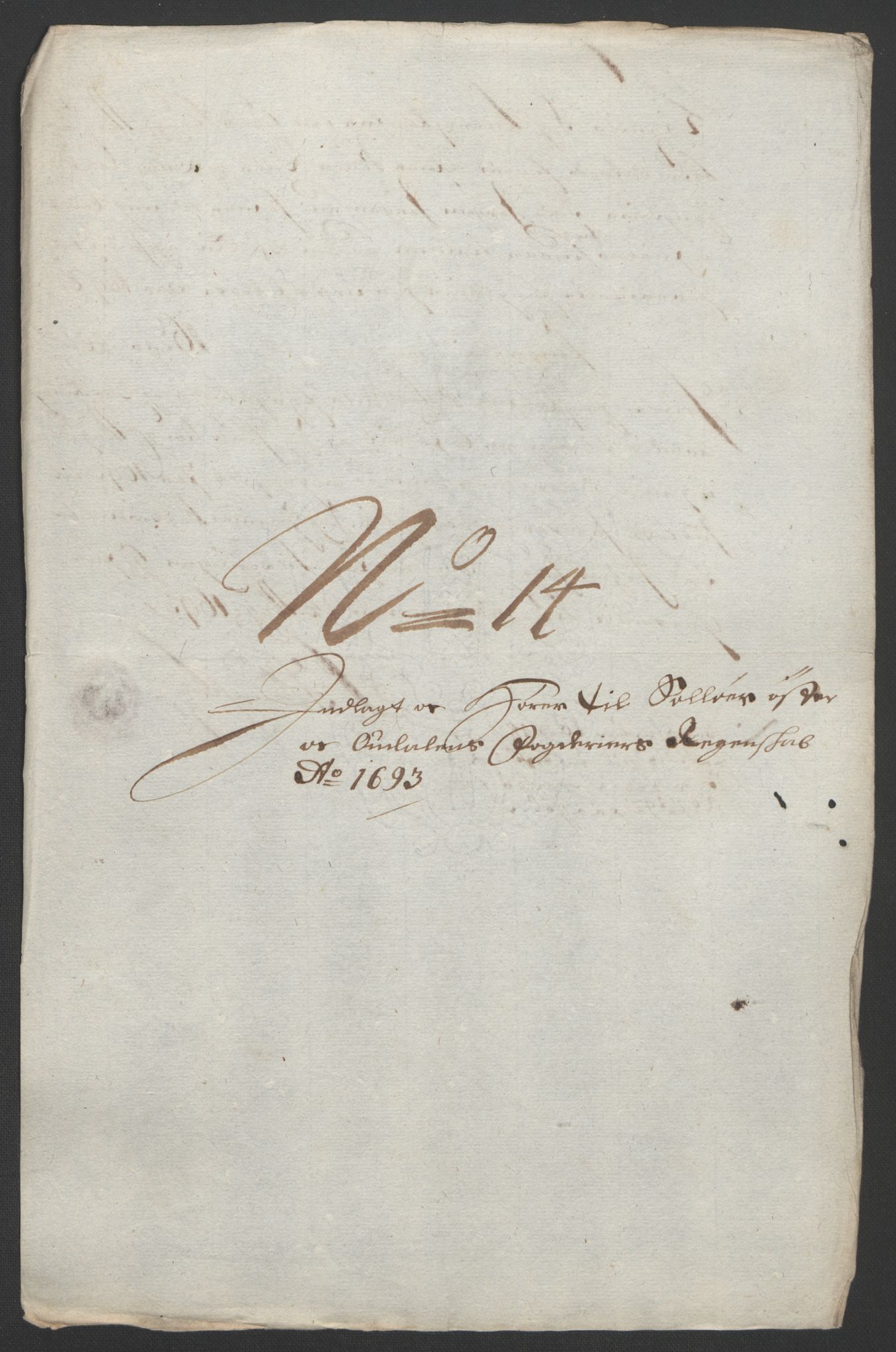 Rentekammeret inntil 1814, Reviderte regnskaper, Fogderegnskap, AV/RA-EA-4092/R13/L0831: Fogderegnskap Solør, Odal og Østerdal, 1693, p. 343