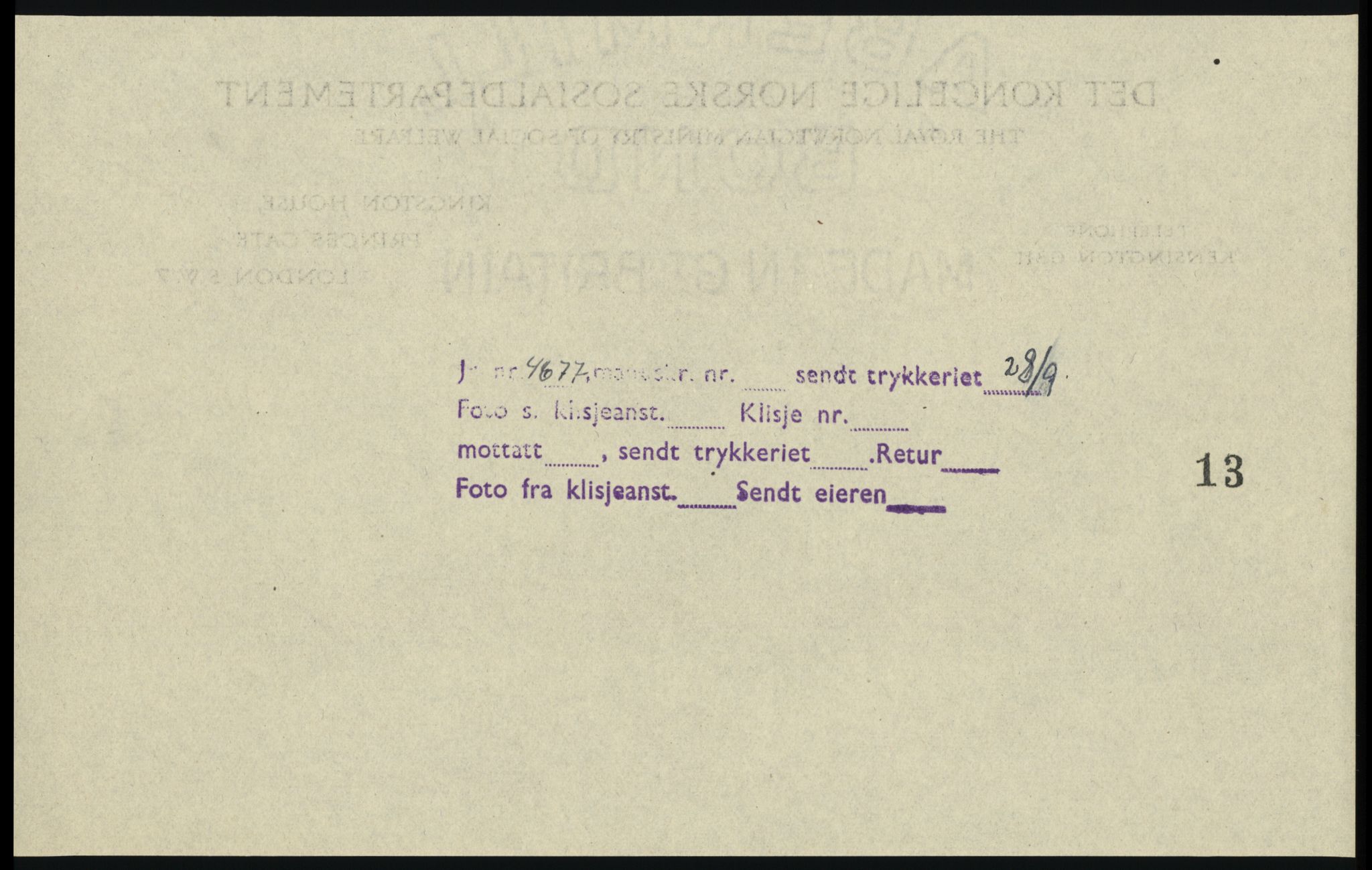 Sosialdepartementet, Våre Falne, RA/S-1708/E/Ee/L0025: Personmapper: Abelsen 01 - Amundsen, H. 65, 1945-1951, p. 259