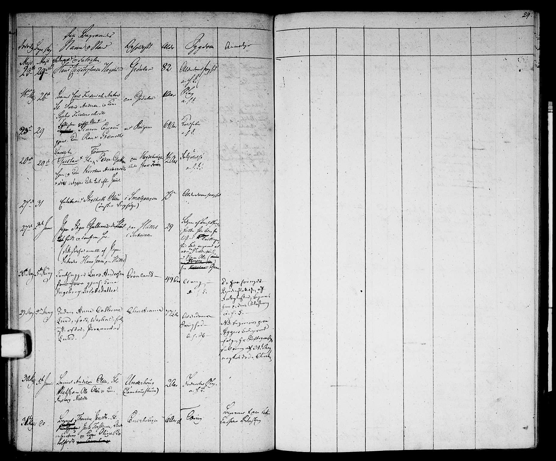 Aker prestekontor kirkebøker, AV/SAO-A-10861/G/L0005: Parish register (copy) no. 5, 1830-1831, p. 29