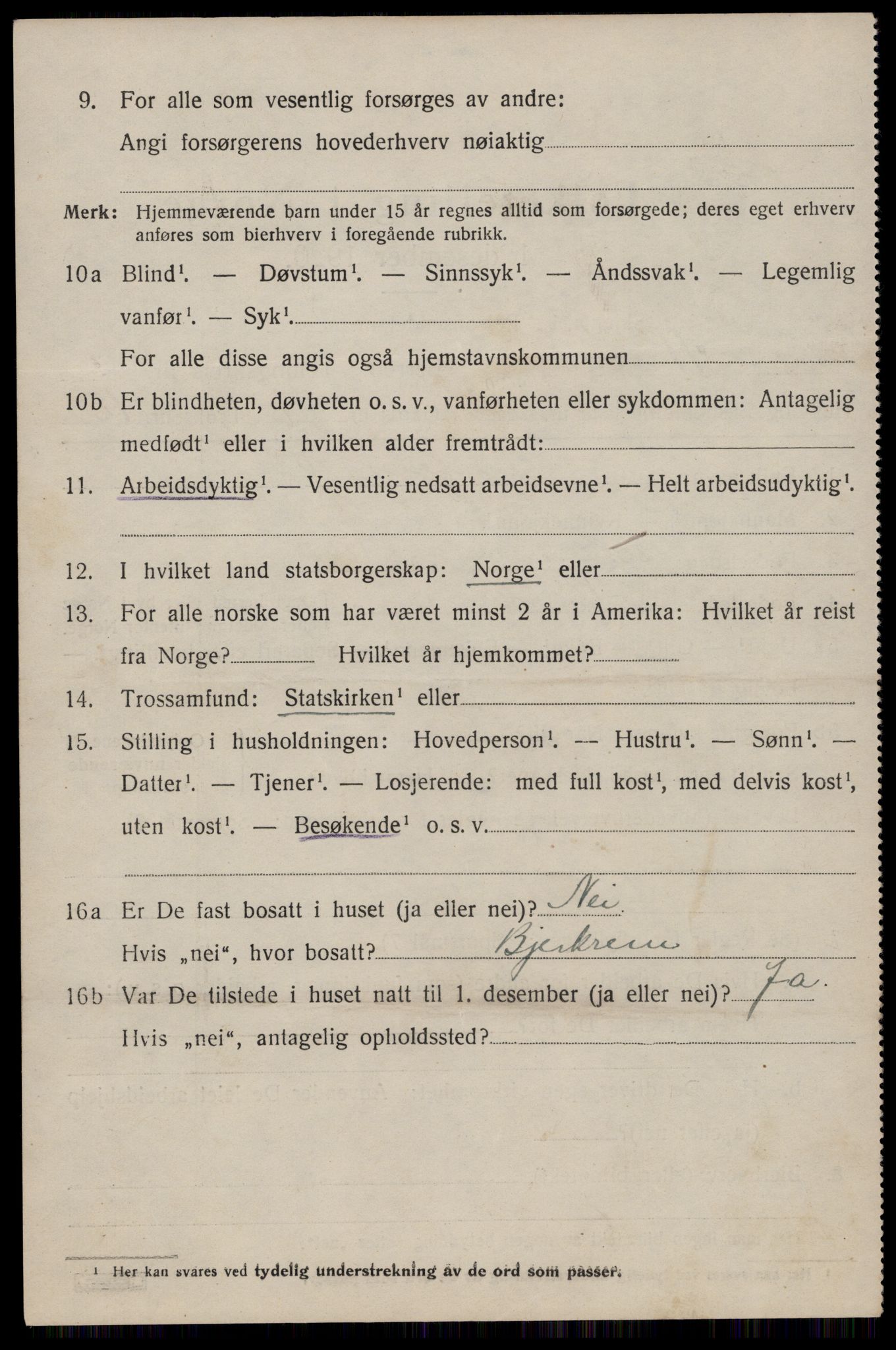 SAST, 1920 census for Hetland, 1920, p. 18898