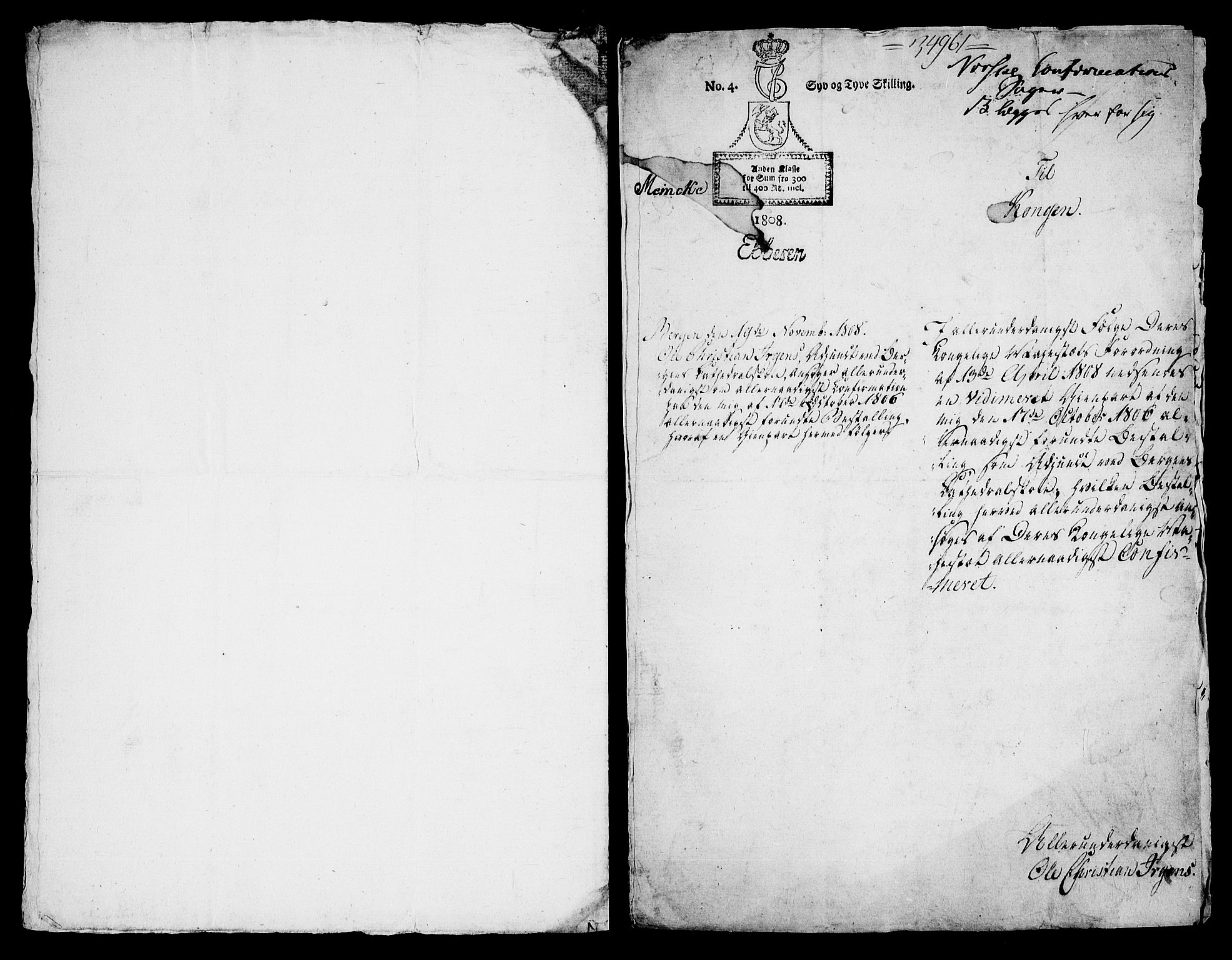 Danske Kanselli, Skapsaker, AV/RA-EA-4061/F/L0117: Skap 16, pakke 48-49A, 1622-1808, p. 171