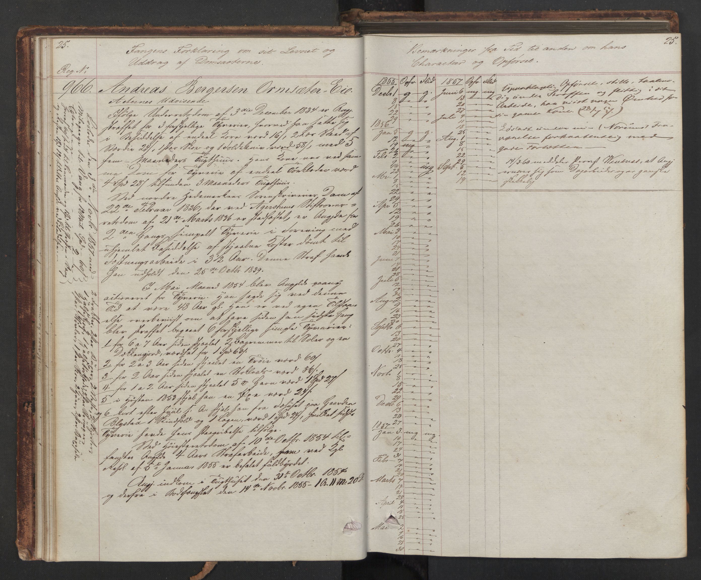 Botsfengslet, AV/RA-S-1539/D/Db/Dbb/L0004: 939a - 271b, 1855-1857, p. 25