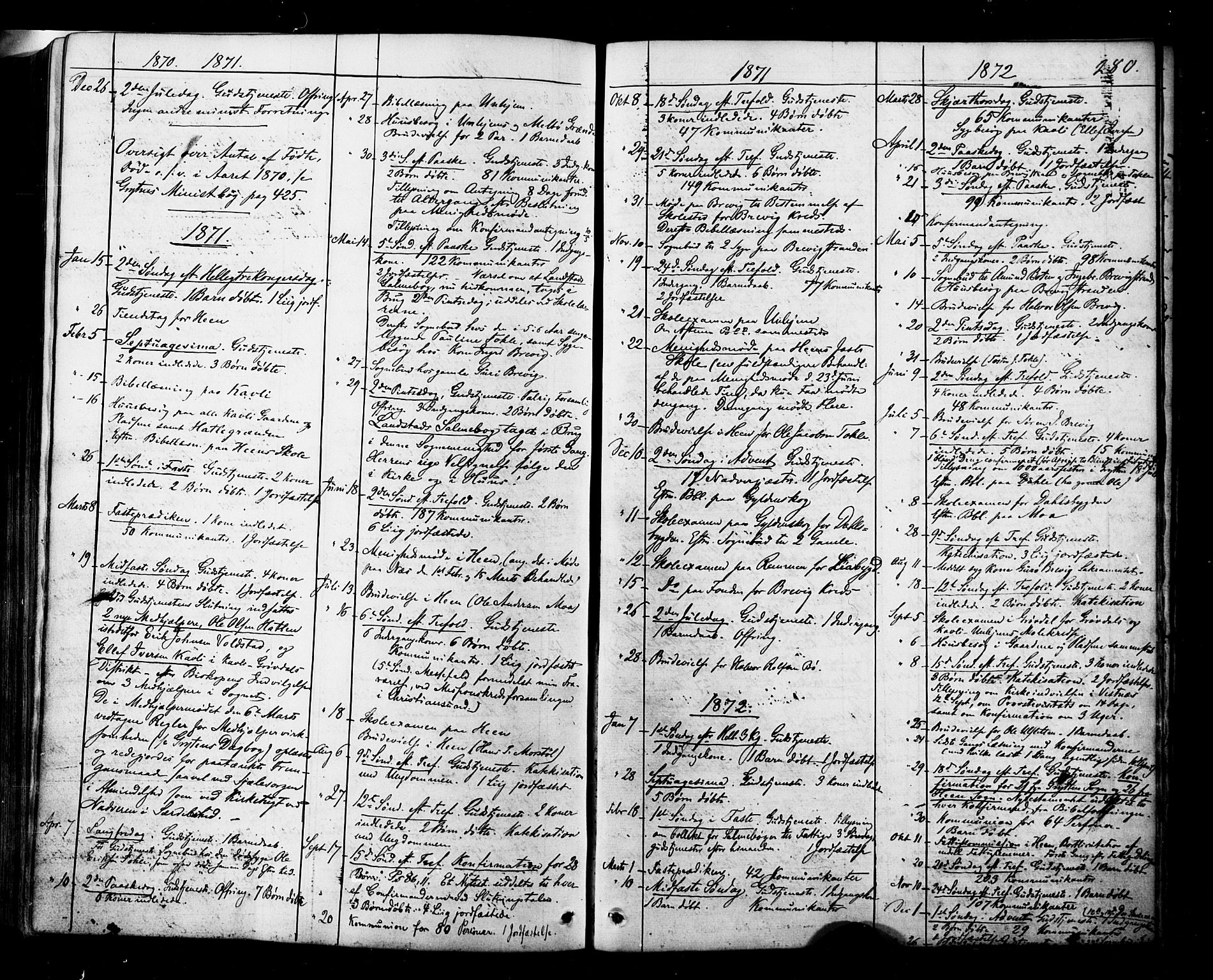 Ministerialprotokoller, klokkerbøker og fødselsregistre - Møre og Romsdal, AV/SAT-A-1454/545/L0586: Parish register (official) no. 545A02, 1854-1877, p. 280