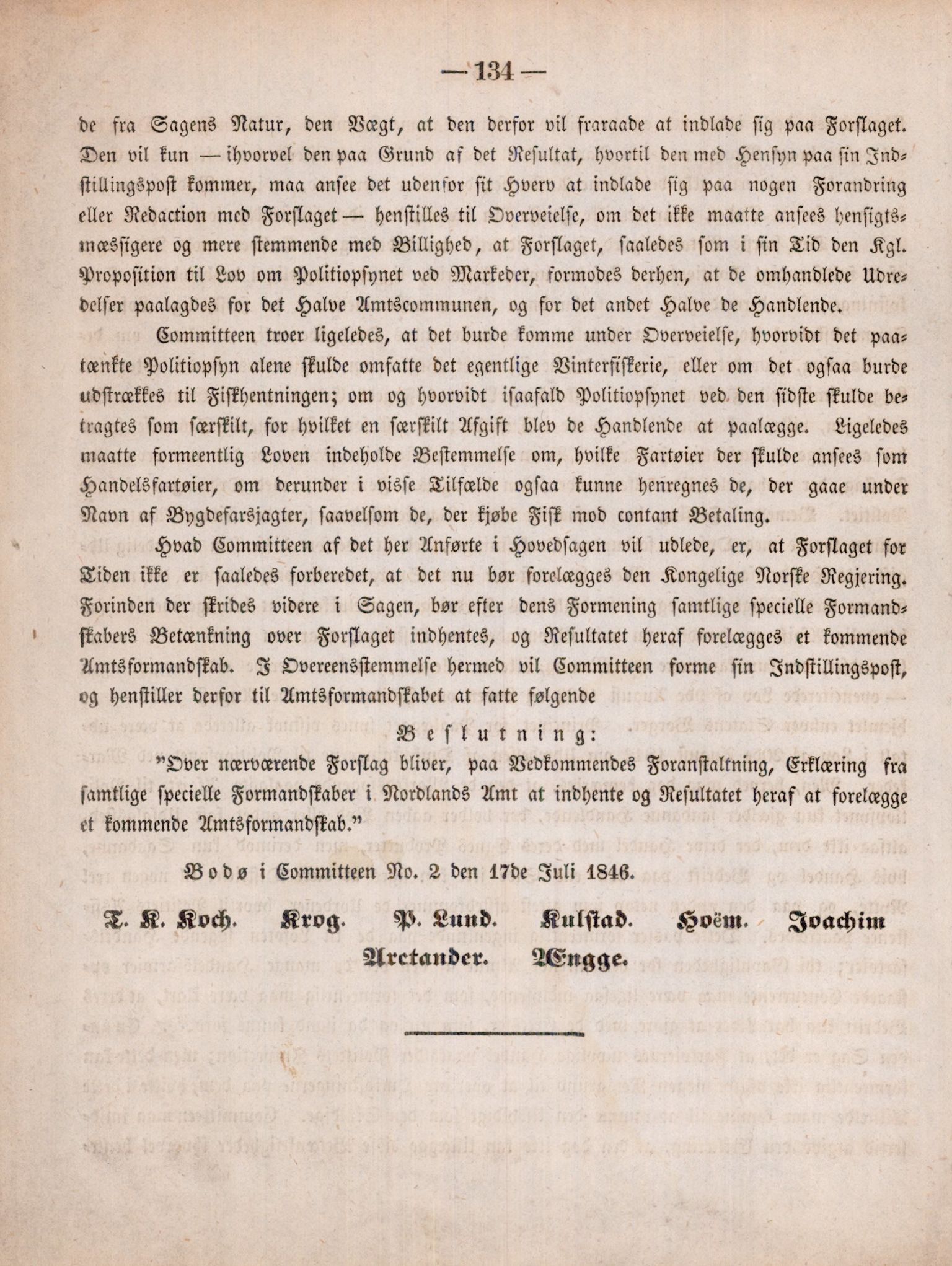 Nordland Fylkeskommune. Fylkestinget, AIN/NFK-17/176/A/Ac/L0002: Fylkestingsforhandlinger 1839-1848, 1839-1848