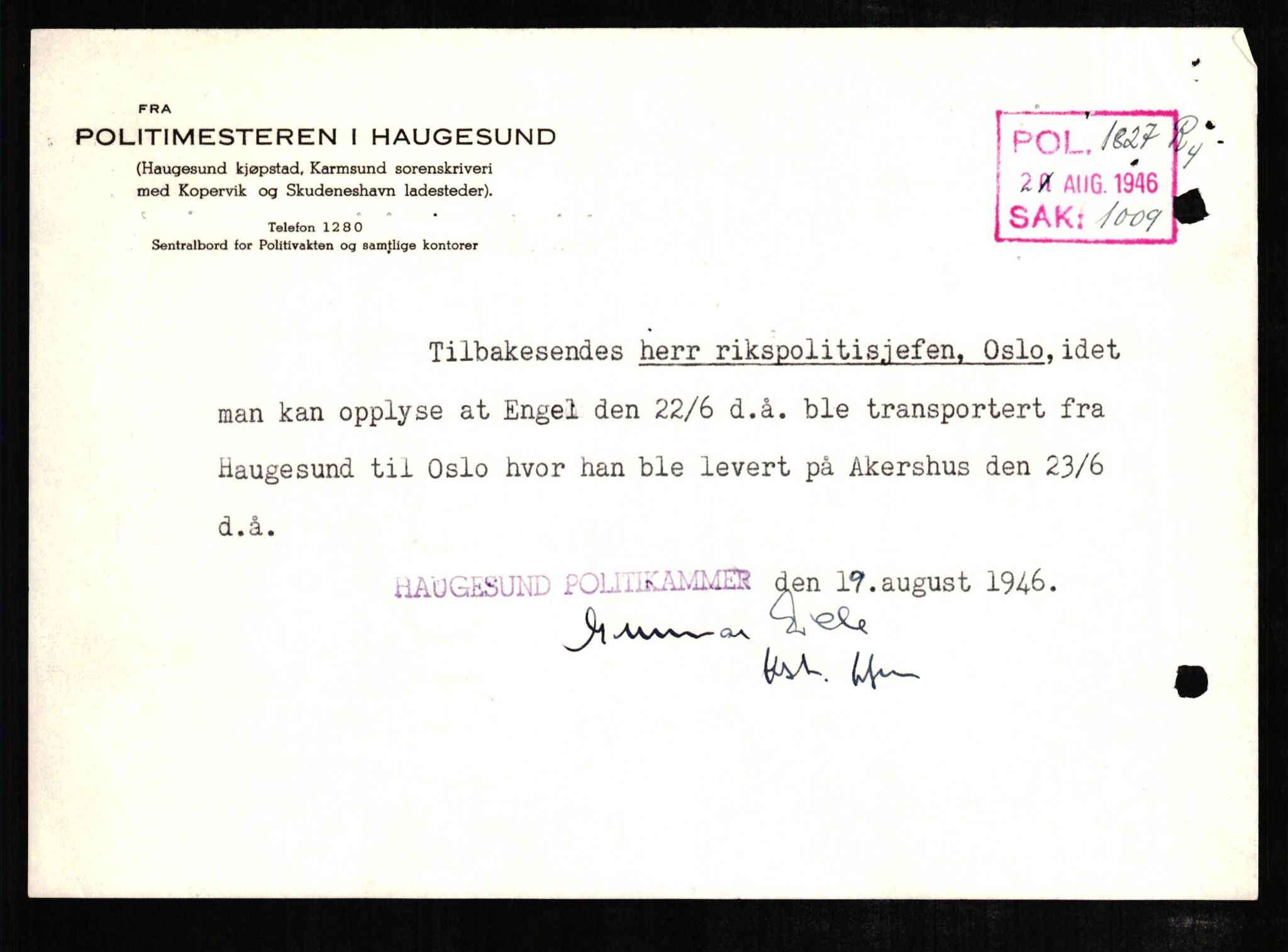 Forsvaret, Forsvarets overkommando II, AV/RA-RAFA-3915/D/Db/L0007: CI Questionaires. Tyske okkupasjonsstyrker i Norge. Tyskere., 1945-1946, p. 203