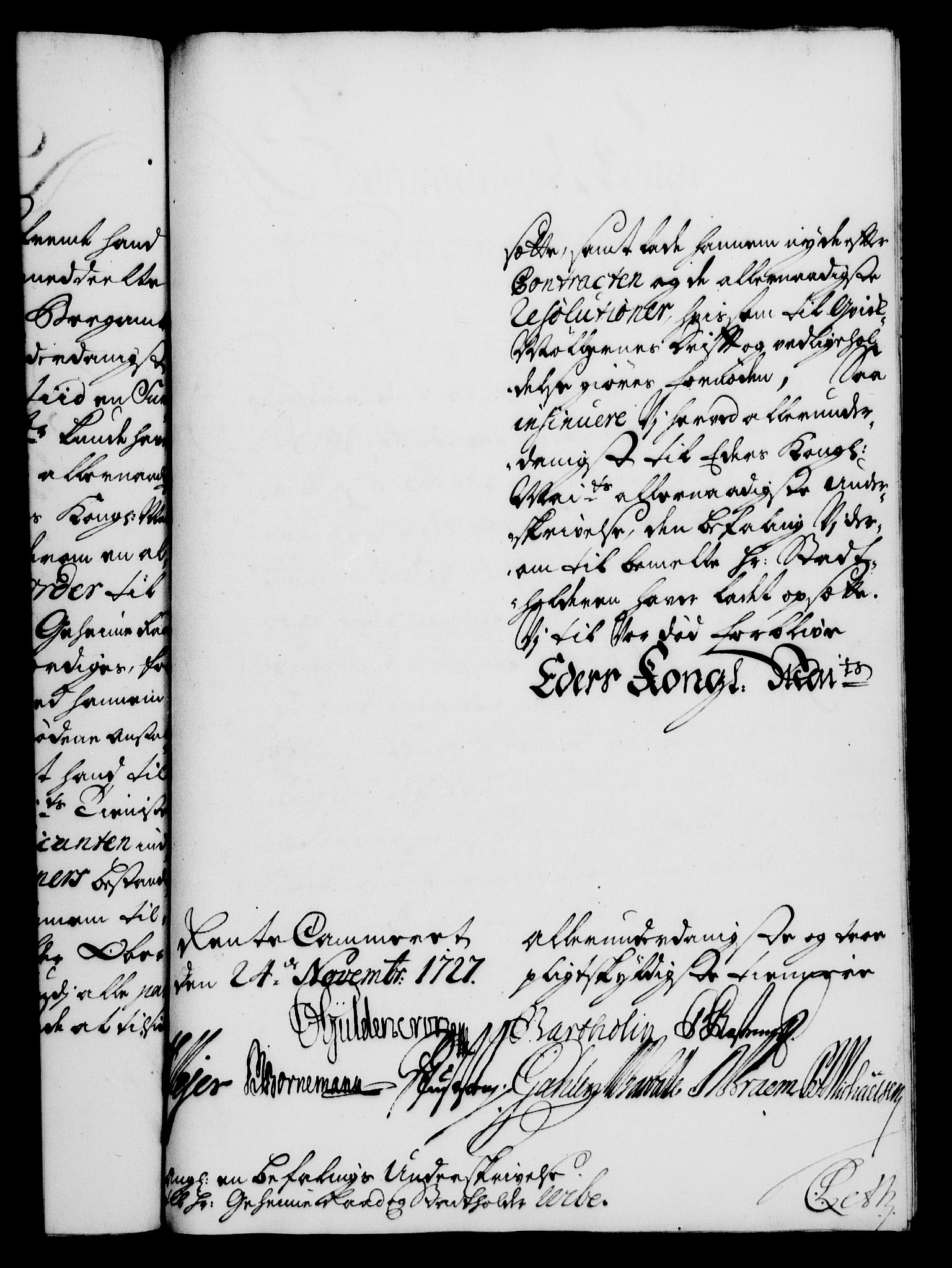 Rentekammeret, Kammerkanselliet, RA/EA-3111/G/Gf/Gfa/L0010: Norsk relasjons- og resolusjonsprotokoll (merket RK 52.10), 1727, p. 1048
