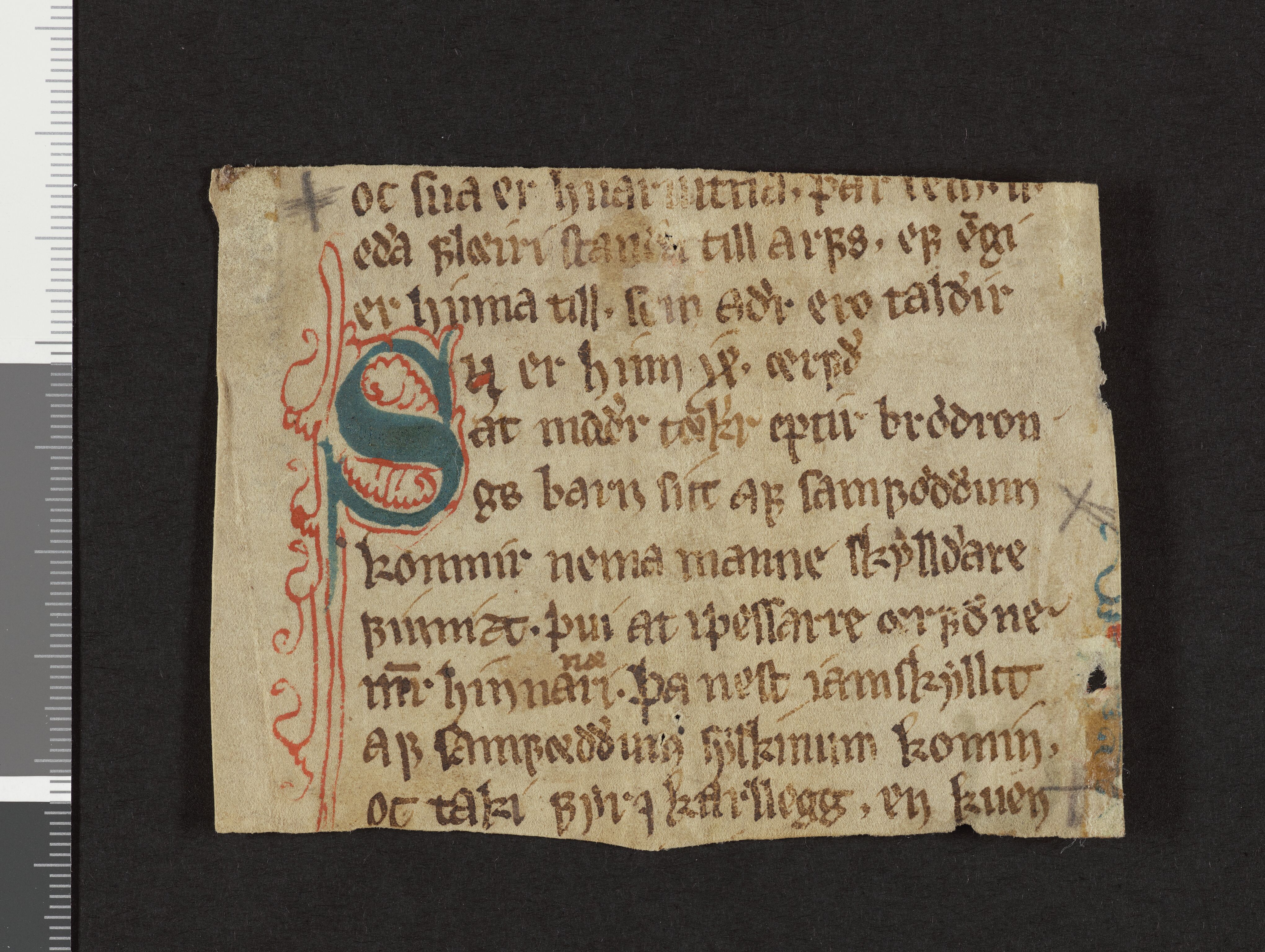 Riksarkivets diplomsamling, RA/EA-5965/F26/L0002: Norrøne membranfragmenter bestand 2-9 (10), 1100-1536, p. 178