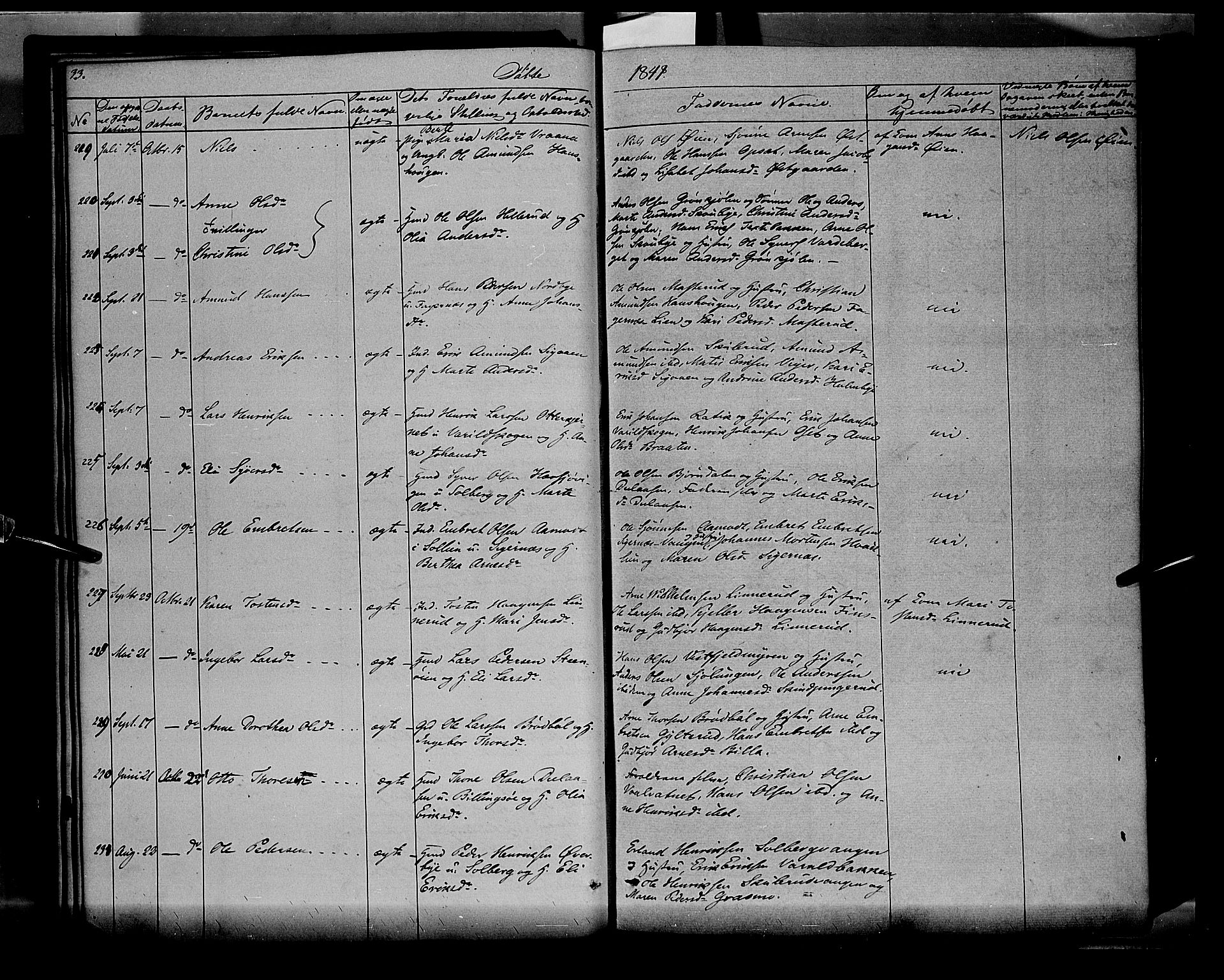 Vinger prestekontor, AV/SAH-PREST-024/H/Ha/Haa/L0009: Parish register (official) no. 9, 1847-1855, p. 33