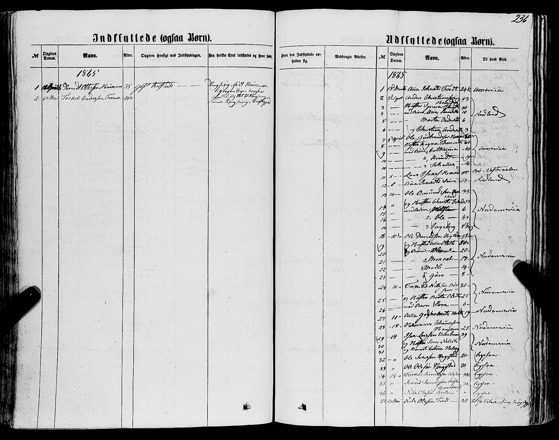 Ulvik sokneprestembete, SAB/A-78801/H/Haa: Parish register (official) no. A 15, 1864-1878, p. 236