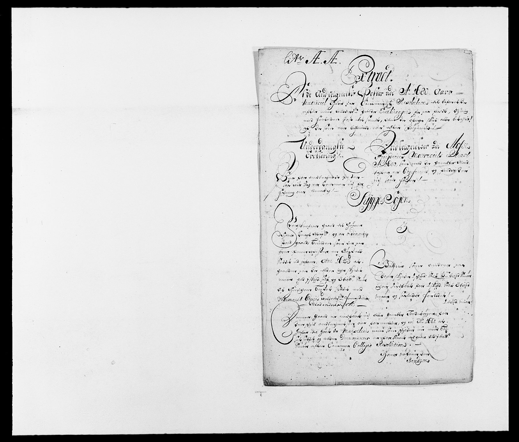 Rentekammeret inntil 1814, Reviderte regnskaper, Fogderegnskap, AV/RA-EA-4092/R02/L0101: Fogderegnskap Moss og Verne kloster, 1680, p. 250